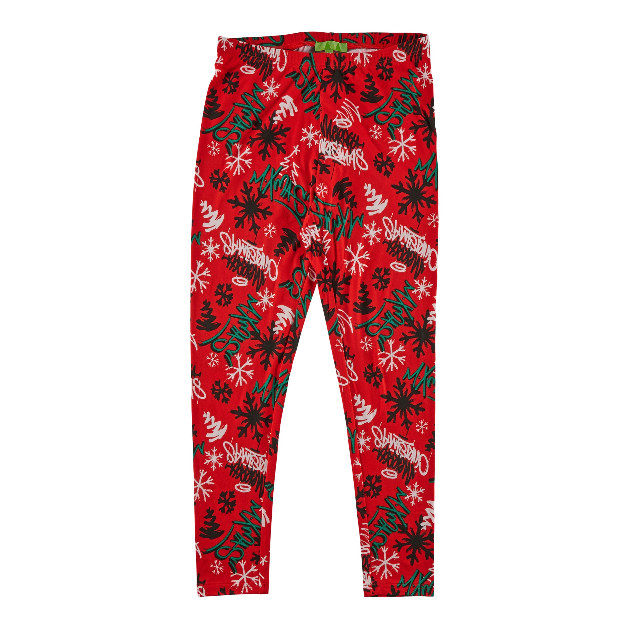 Legging Fille Noël épais - Doublure Polaire Fourrure, Motifs Festifs, Taille 2 à 14 Ans, Chaud Et Confortable