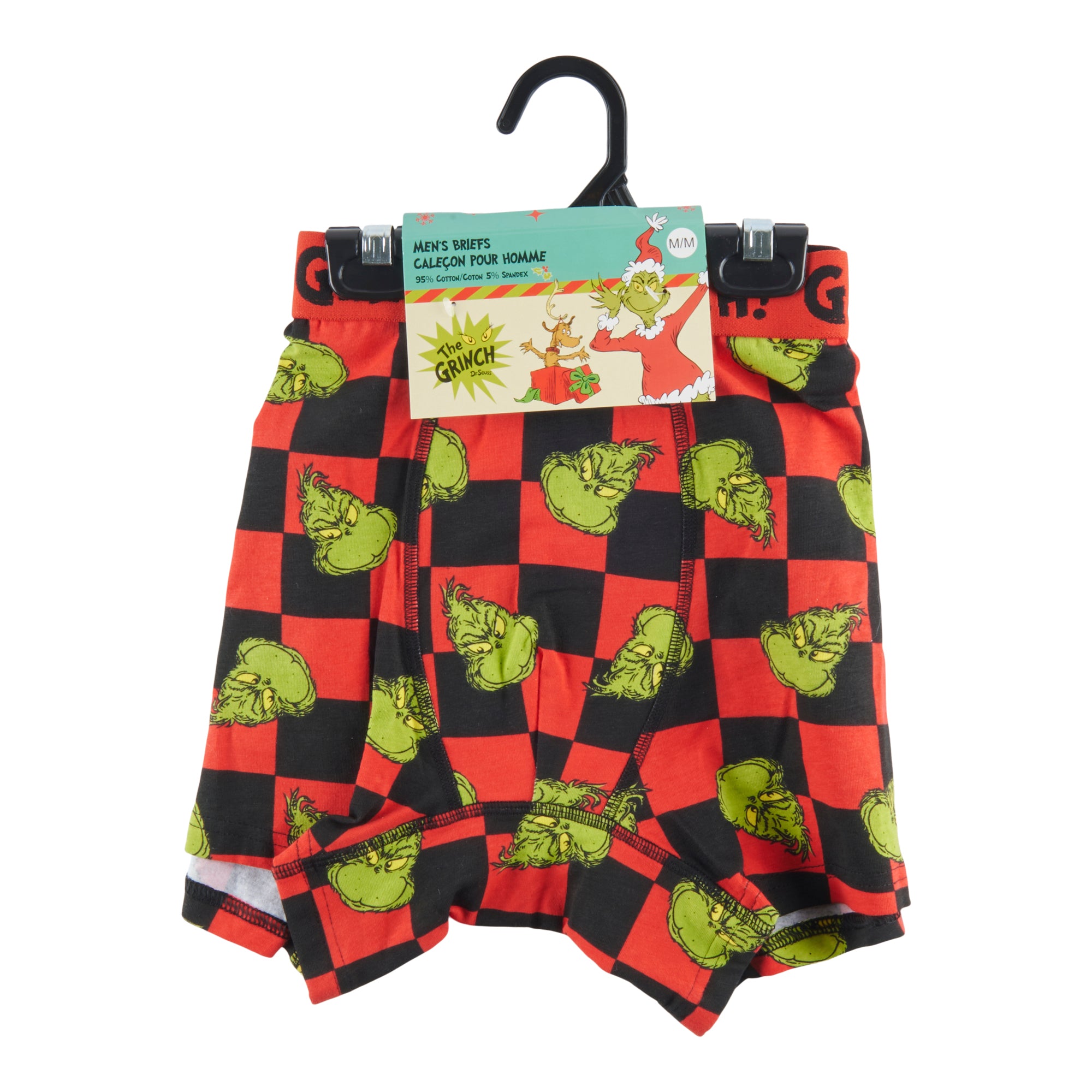 The Grinch Men's Lightweight Boxer Briefs Giant Tiger