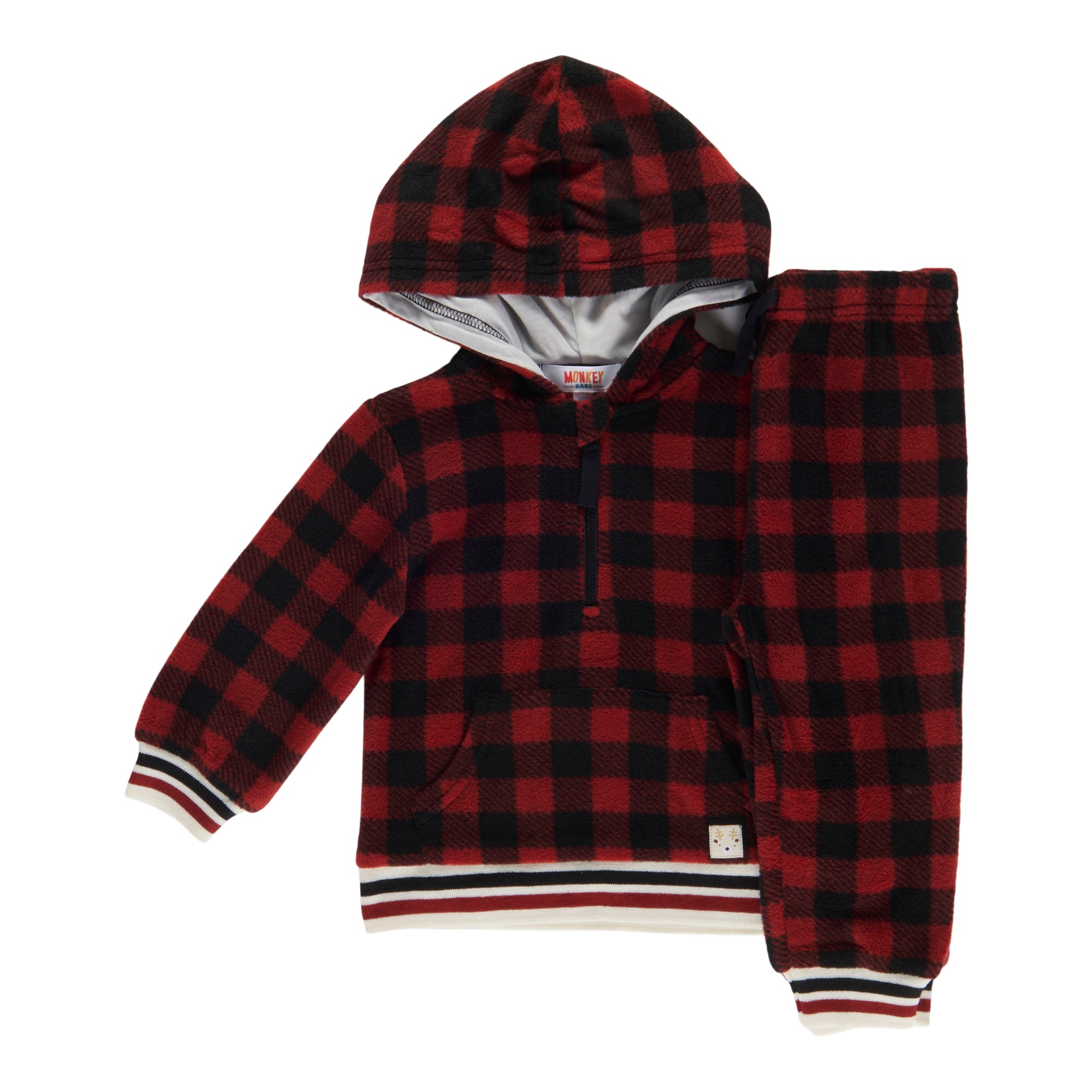 MONKEY BARS Infant Hoodie Set, 2Piece Giant Tiger