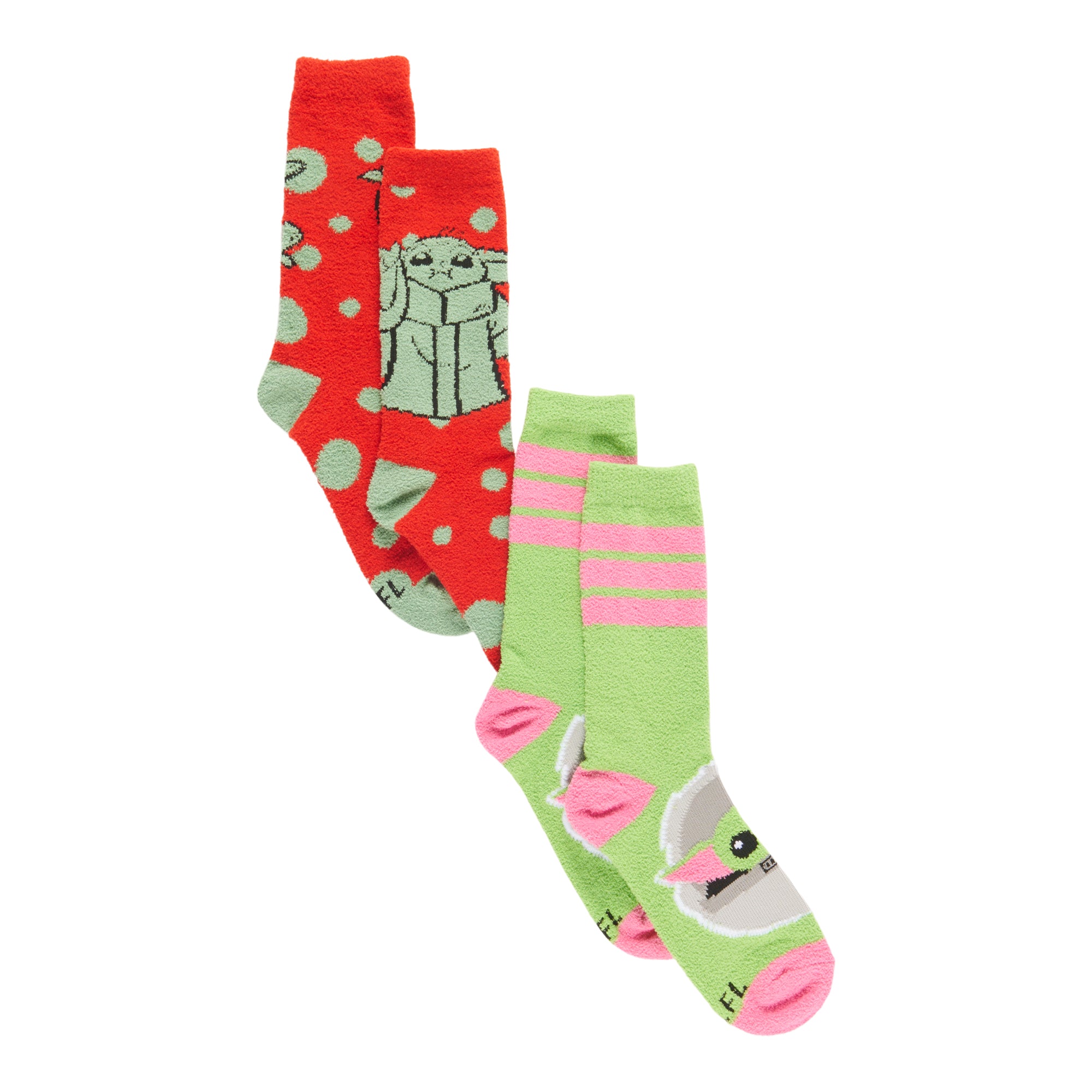 Women's Licensed Cozy Socks, 2Pack Giant Tiger