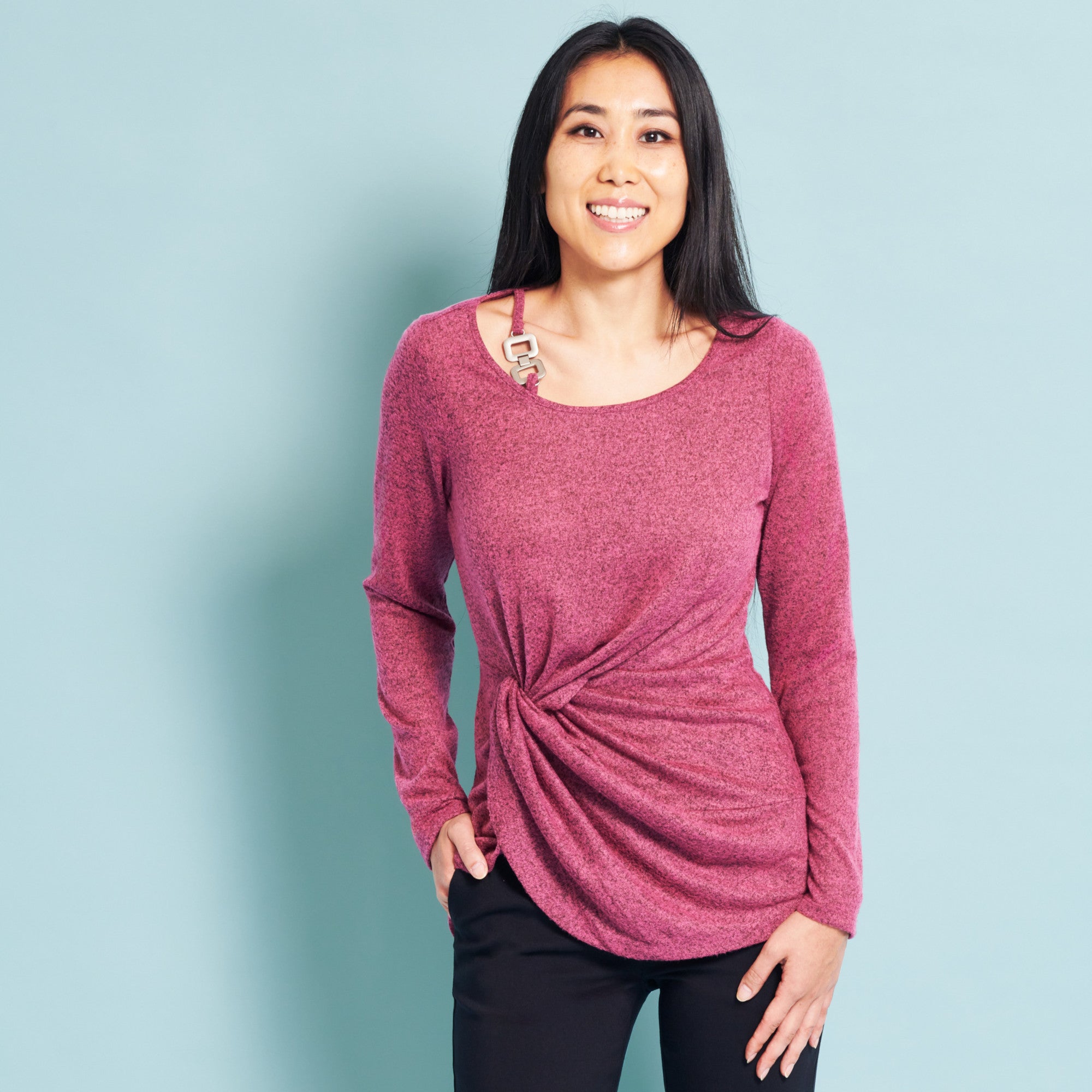 lily Women's Shoulder Buckle Top Giant Tiger