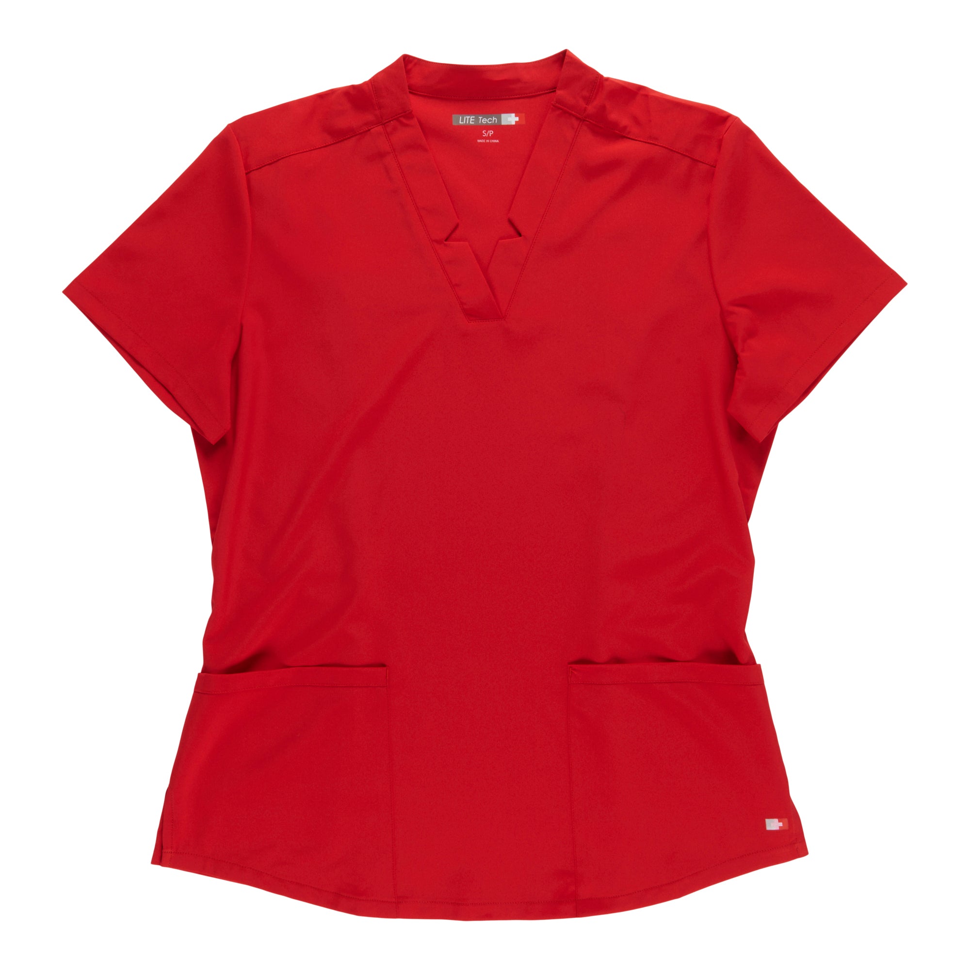 White Cross Women's Lite Tech Solid Scrub Top Giant Tiger