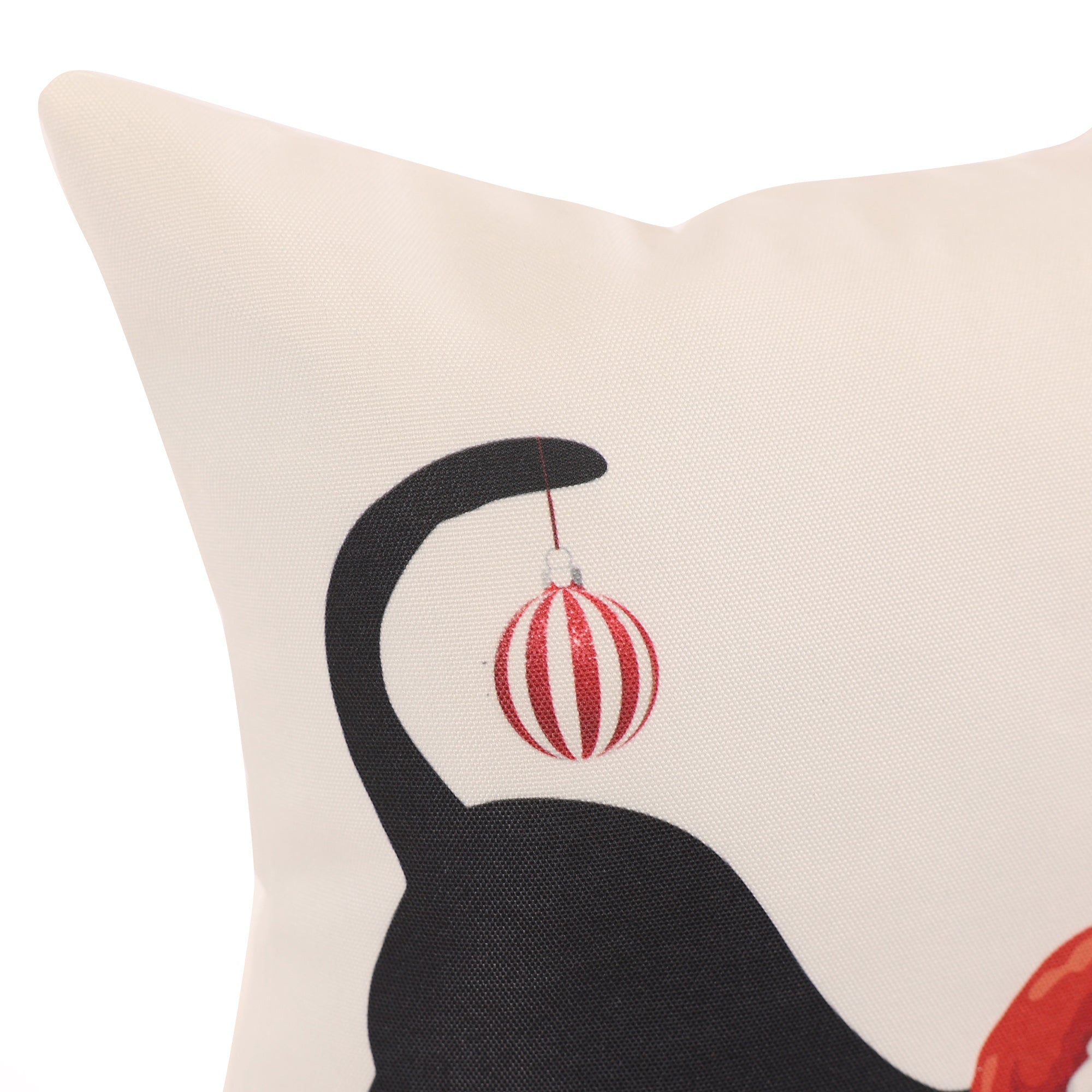 Pet Cushion, Black/White, 18in. Giant Tiger