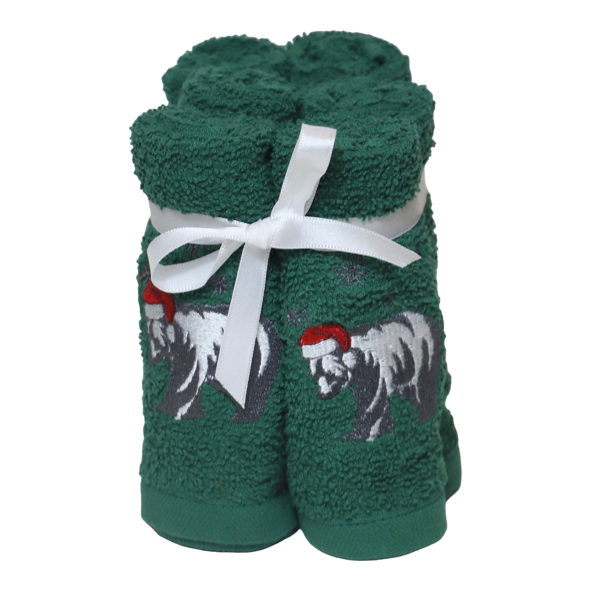 Christmas Cheer Embroidered Facecloth Set, 6Pack Giant Tiger