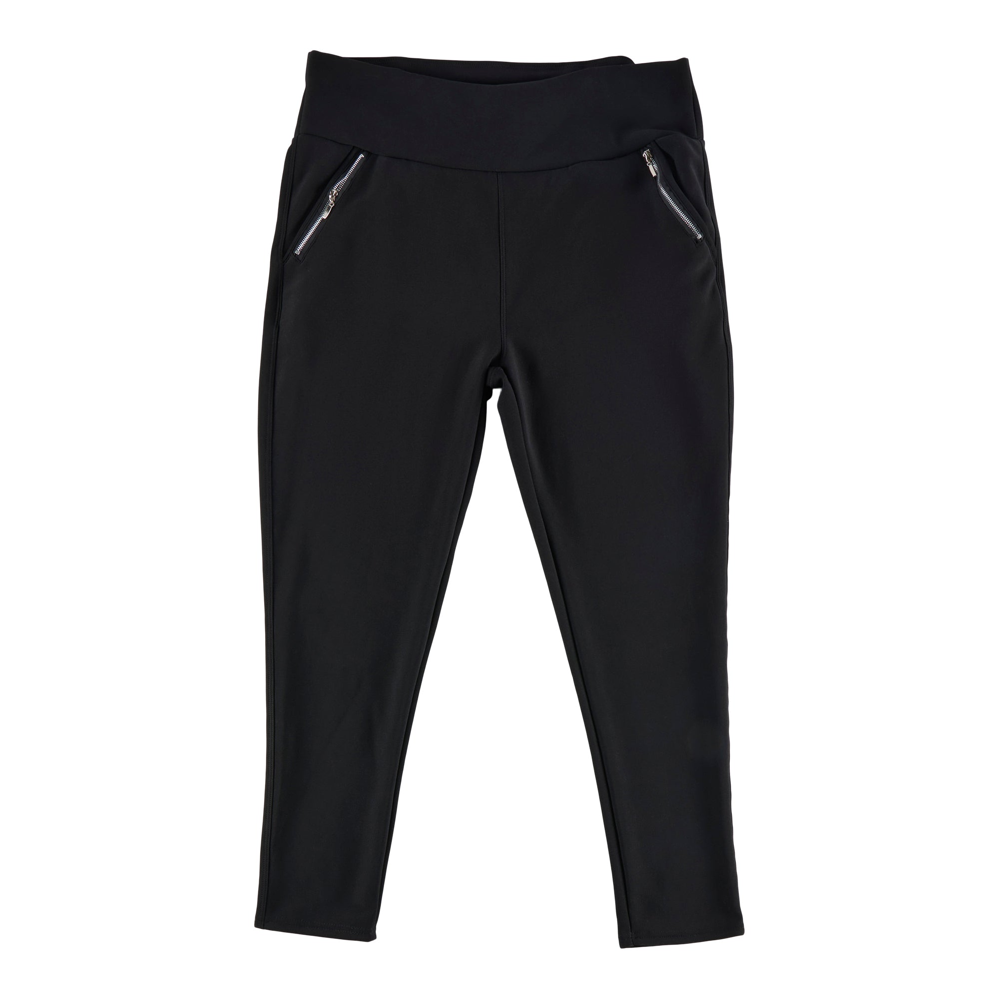 lily Women's Plus Scuba Knit Zip Pants Giant Tiger