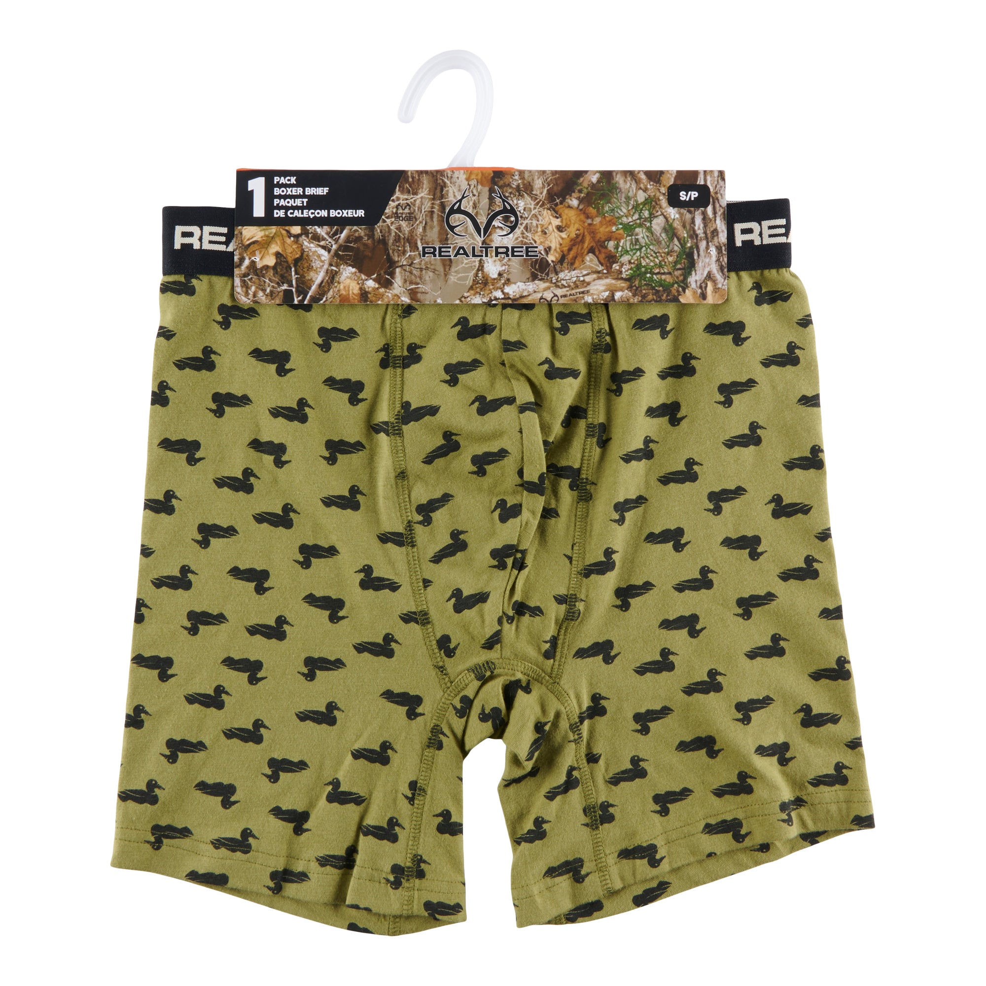 Realtree Men's Boxer Briefs Giant Tiger
