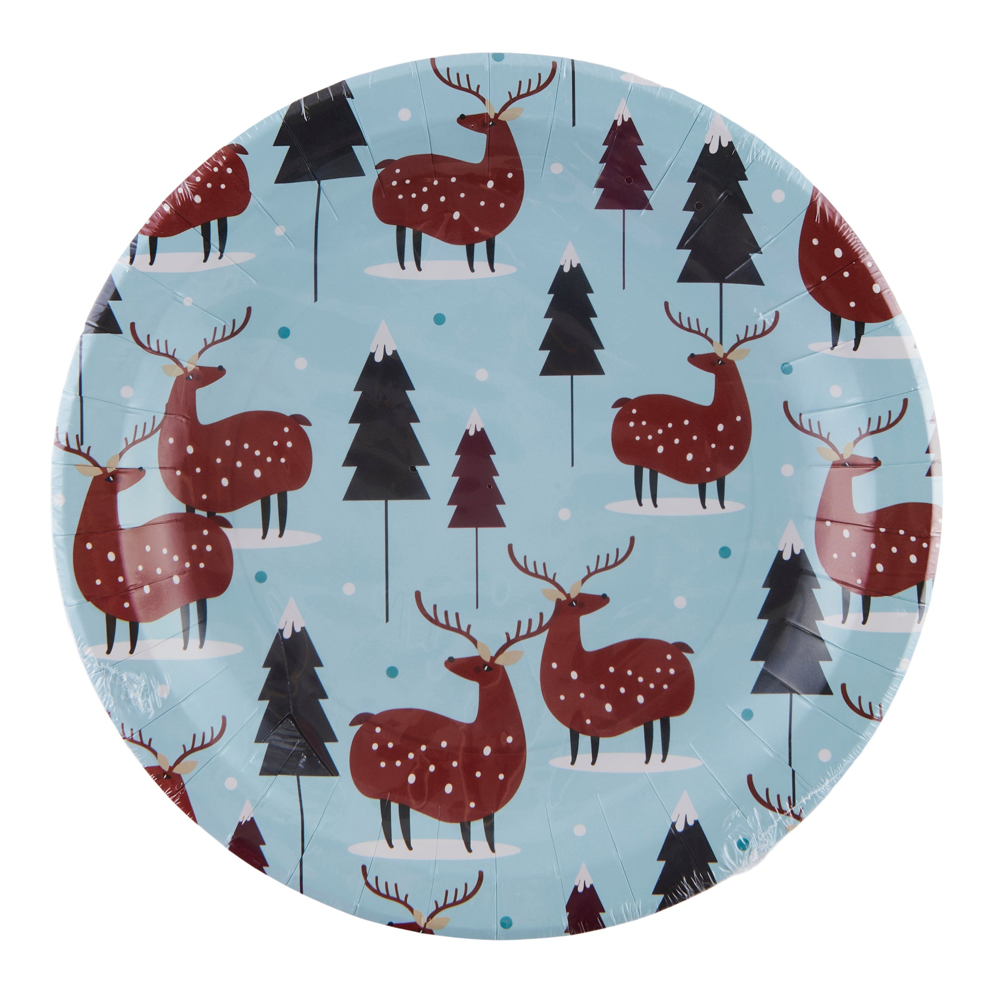 Festive Holiday Paper Plates, 20Pack Giant Tiger