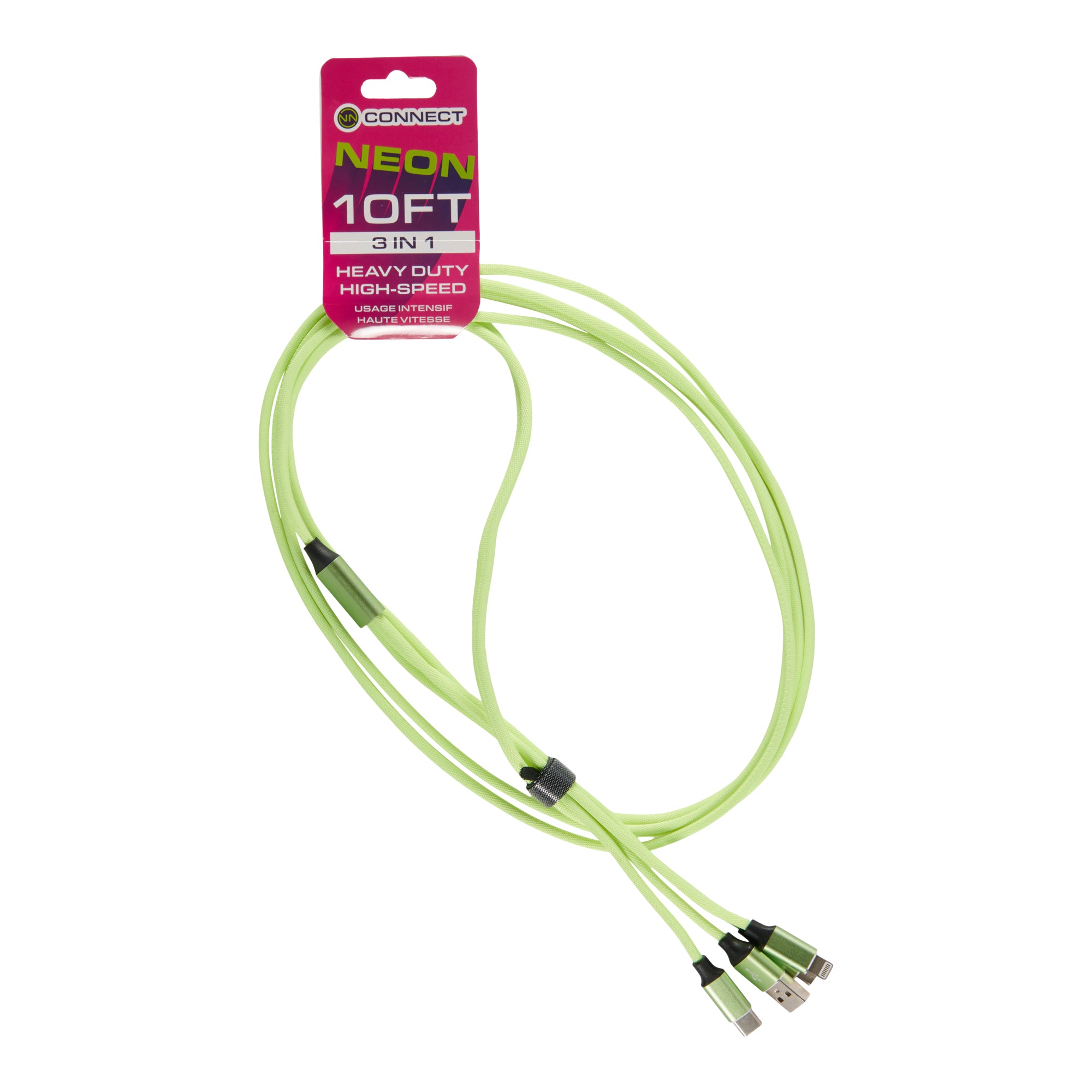 3 in 2 Cavo di Ricarica Retrattile USB/Tipo C[Certificato MFi], Cavo a