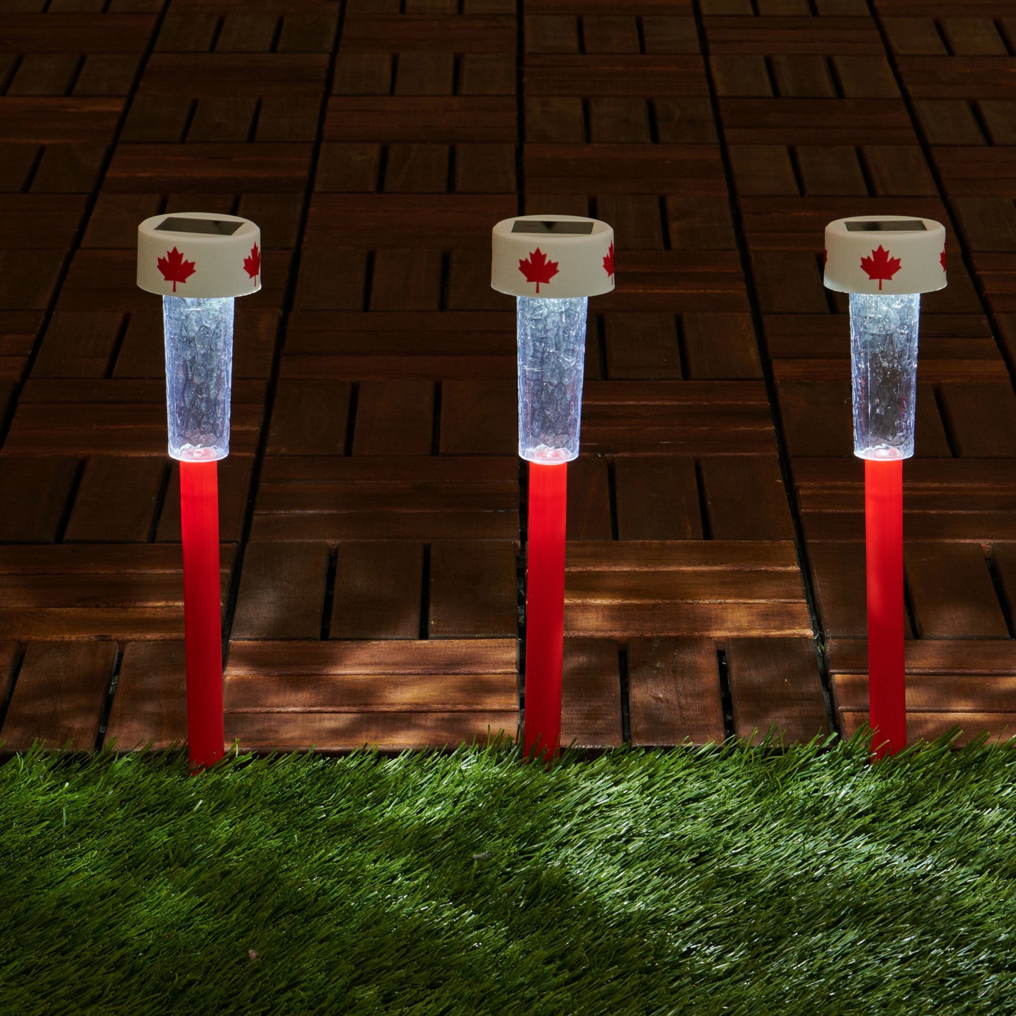 Canada Solar Stake Light, 3-Pack – Giant Tiger