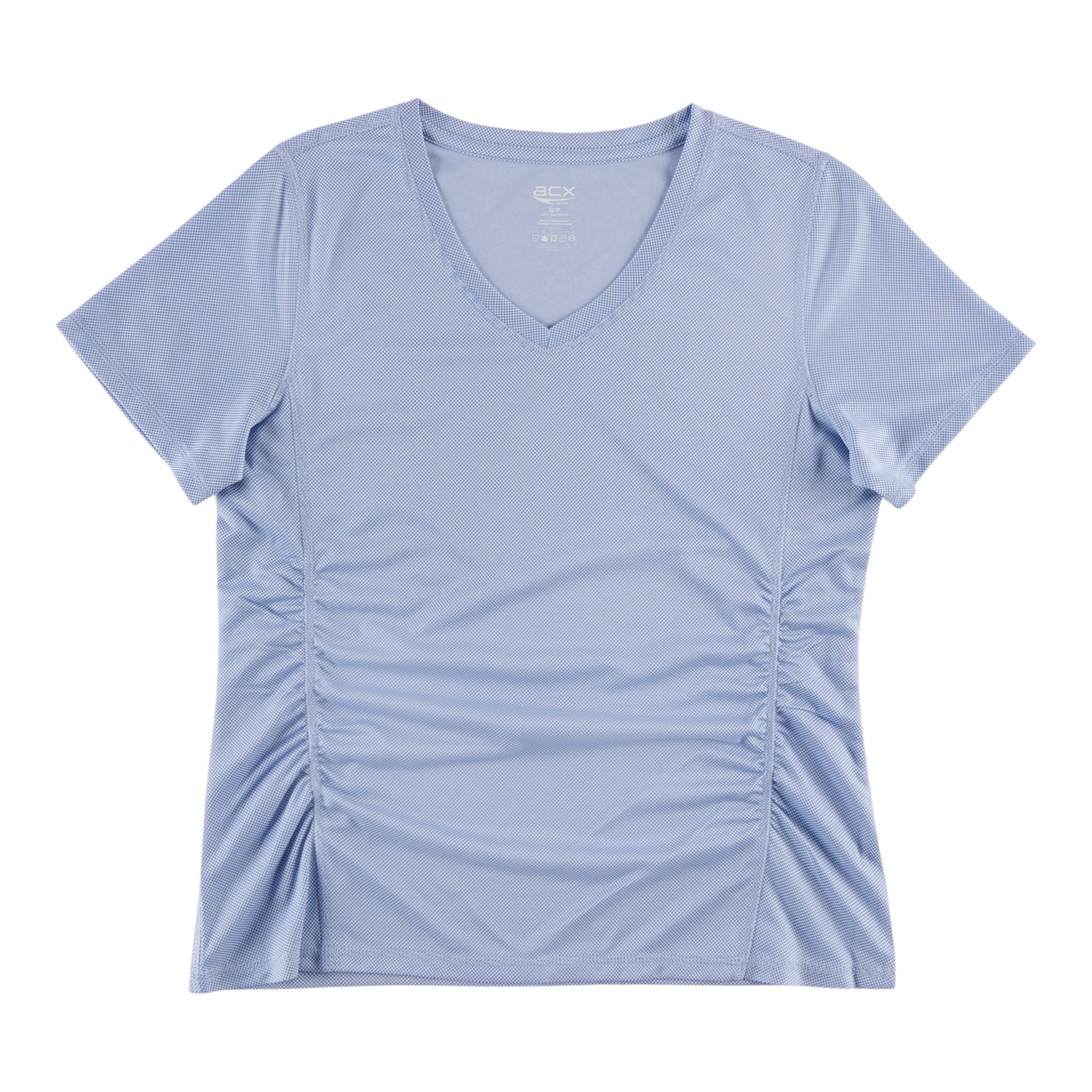 ACX Active Women's Short Sleeve VNeck Activewear Top Giant Tiger