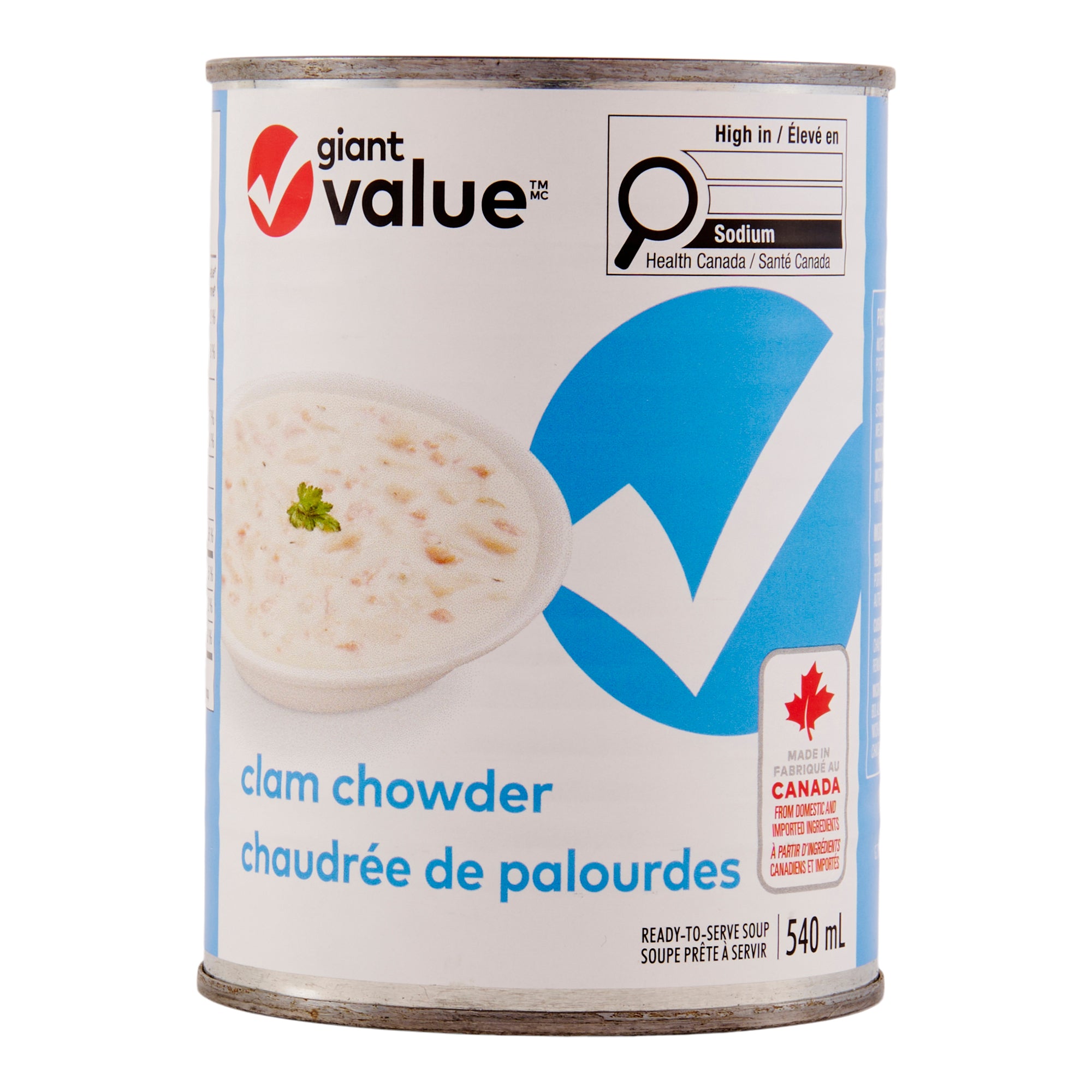 Giant Value Clam Chowder Soup, 540 ml – Giant Tiger