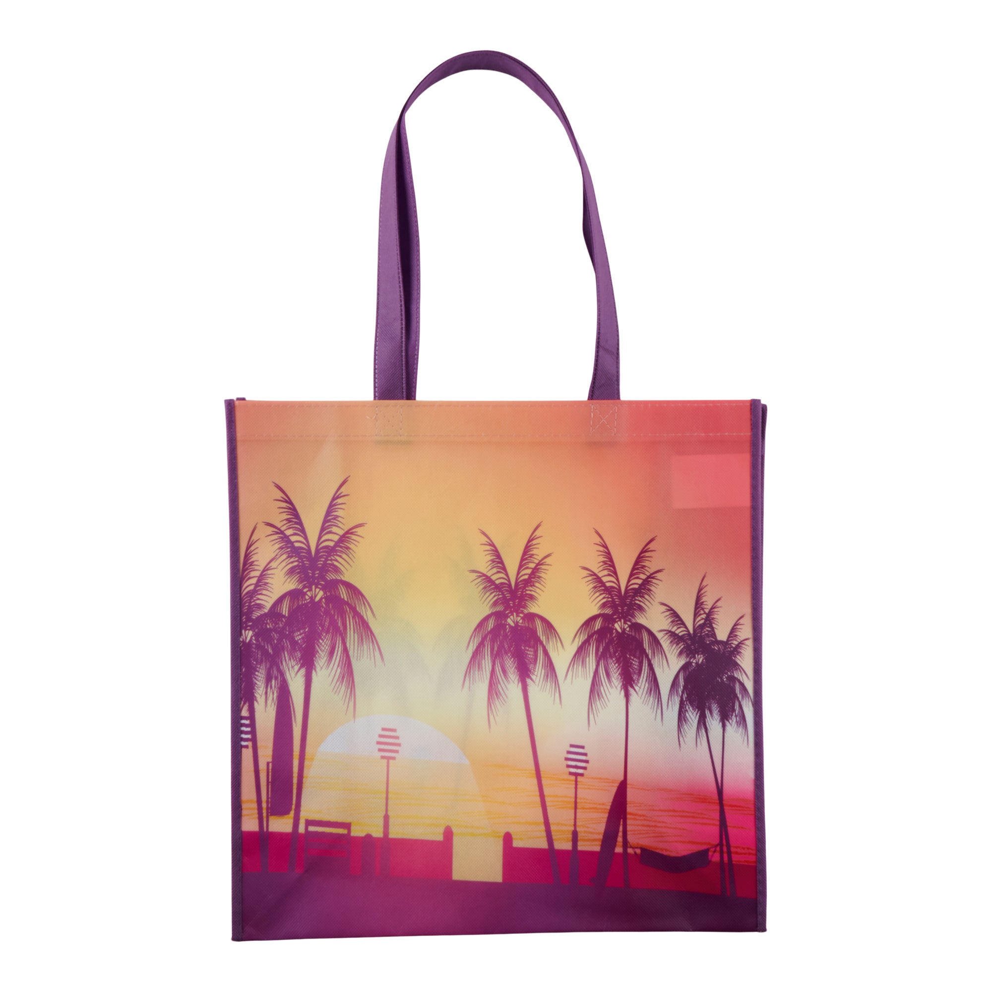 TropicalLife Sac fourre-tout extra large avec motif feuilles tropicales