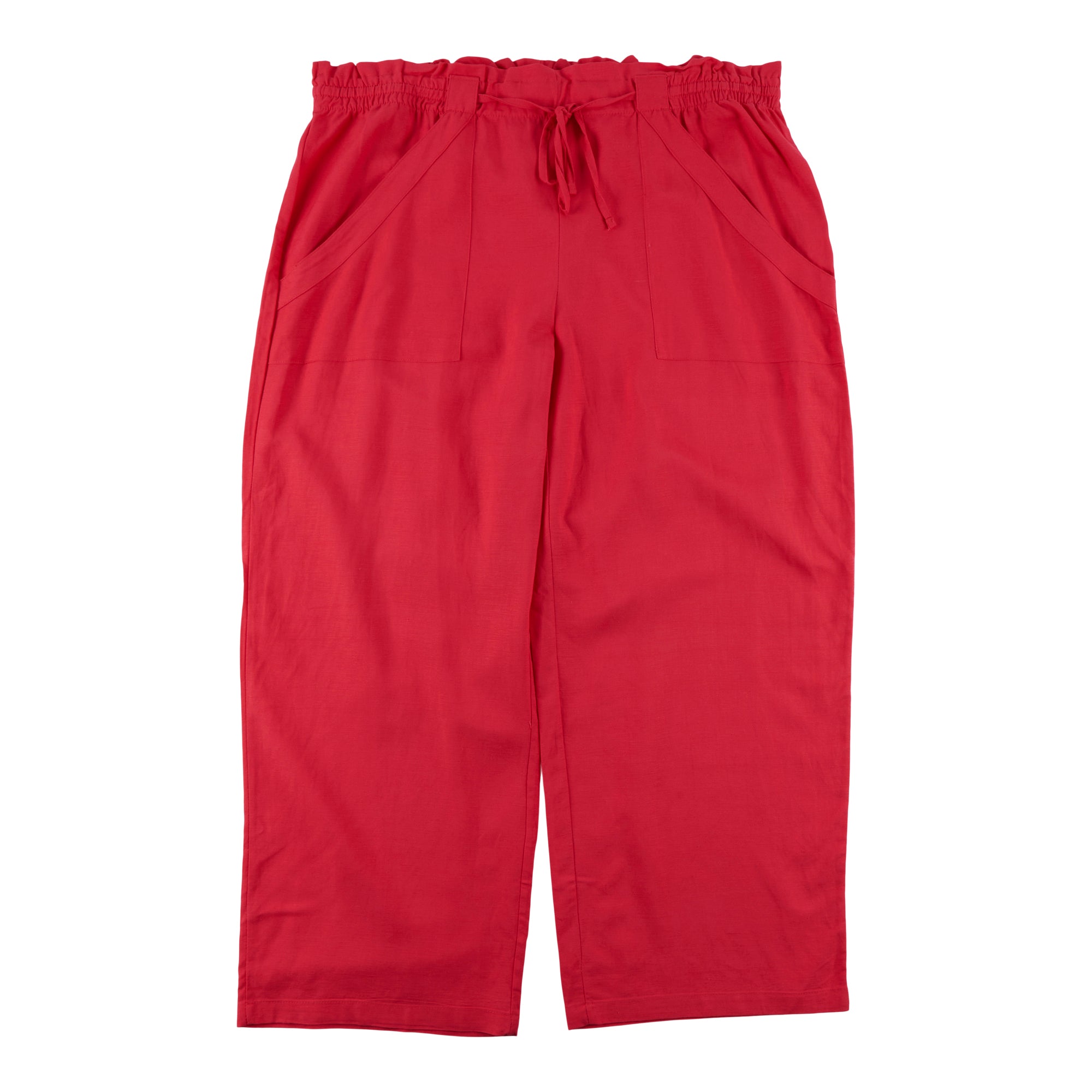 lily Women's Plus Linen Blend Pants Giant Tiger