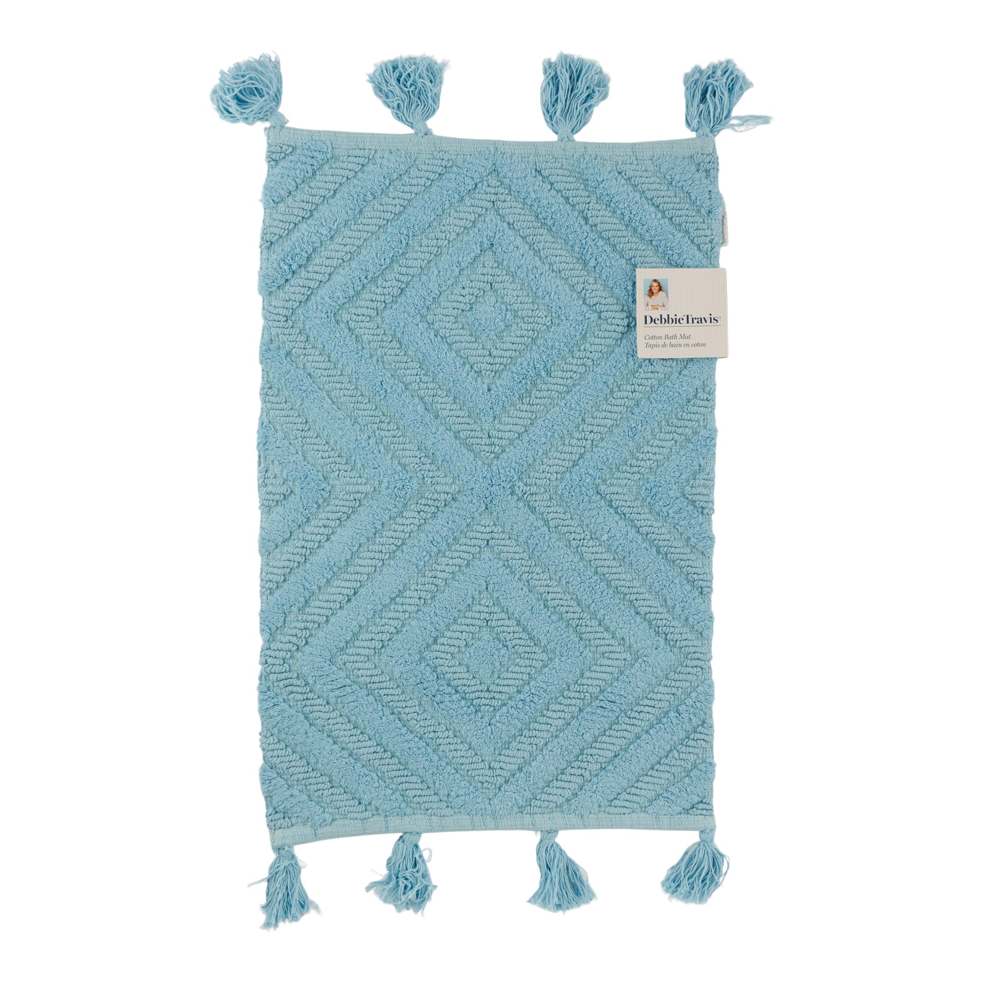 Debbie Travis® Boho Bath Mat With Fringe, 30in. Giant Tiger