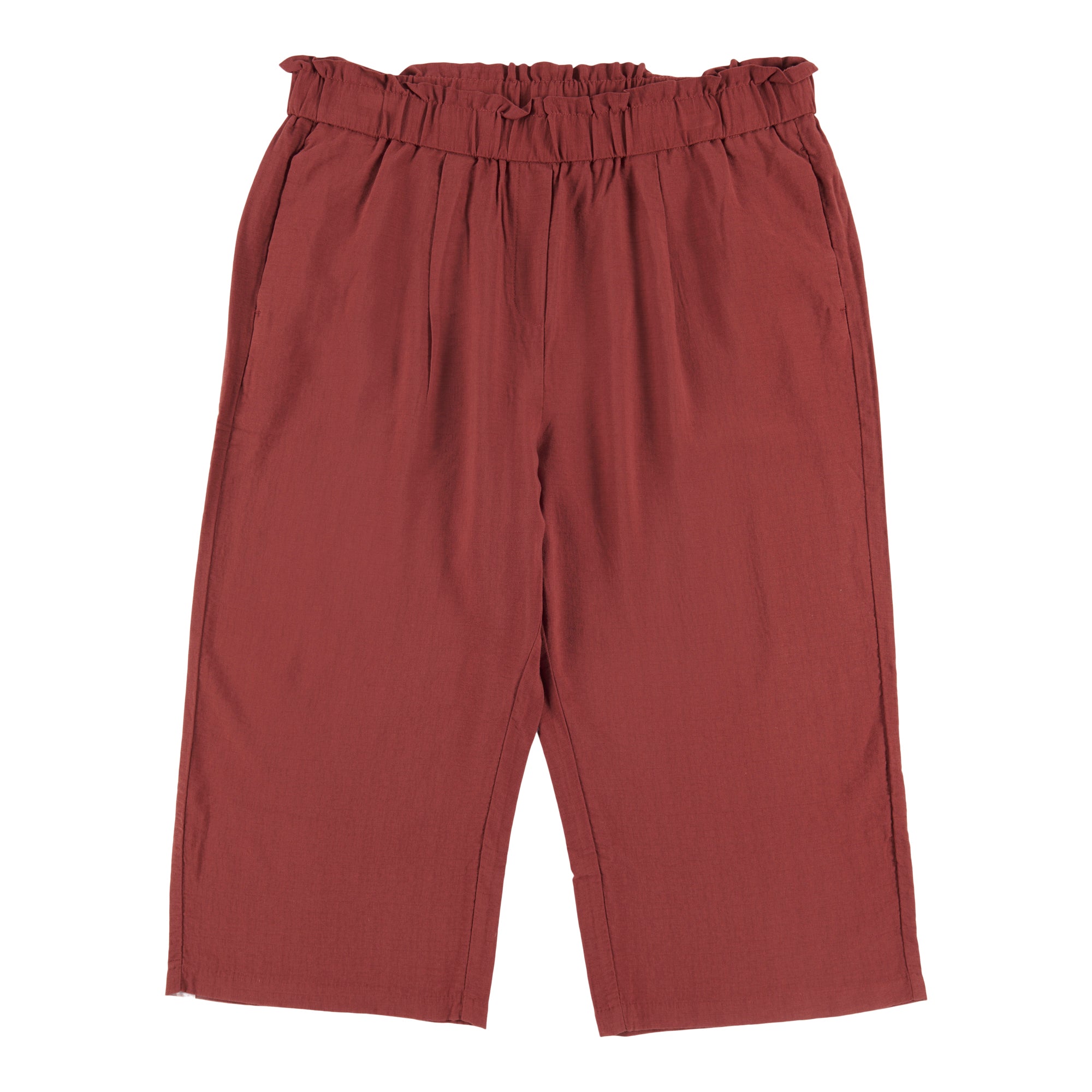 lily Women's Plus Exotic Silky Linen Crop Pants Giant Tiger