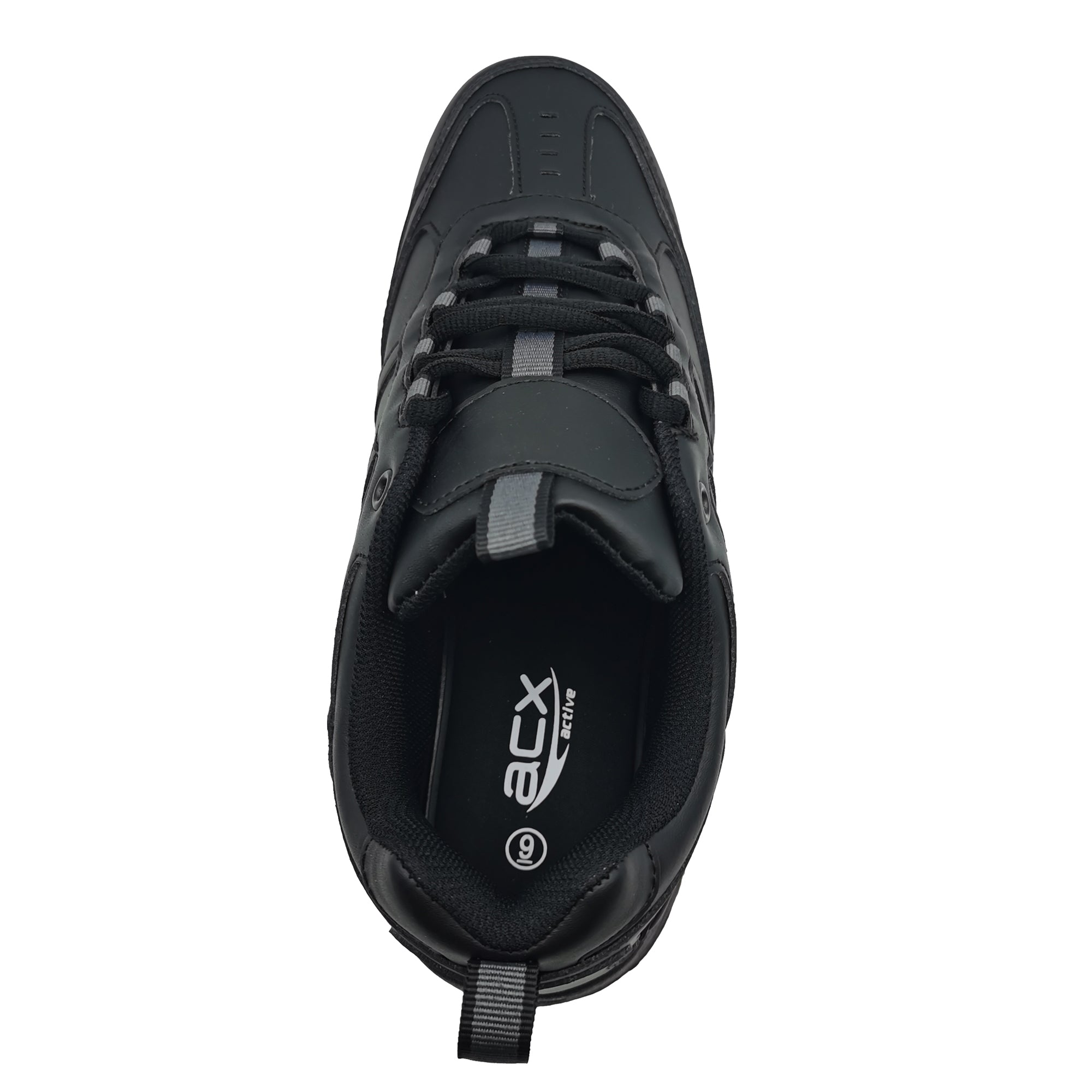 Chaussures sport très larges ACX Active pour hommes, noir Giant Tiger