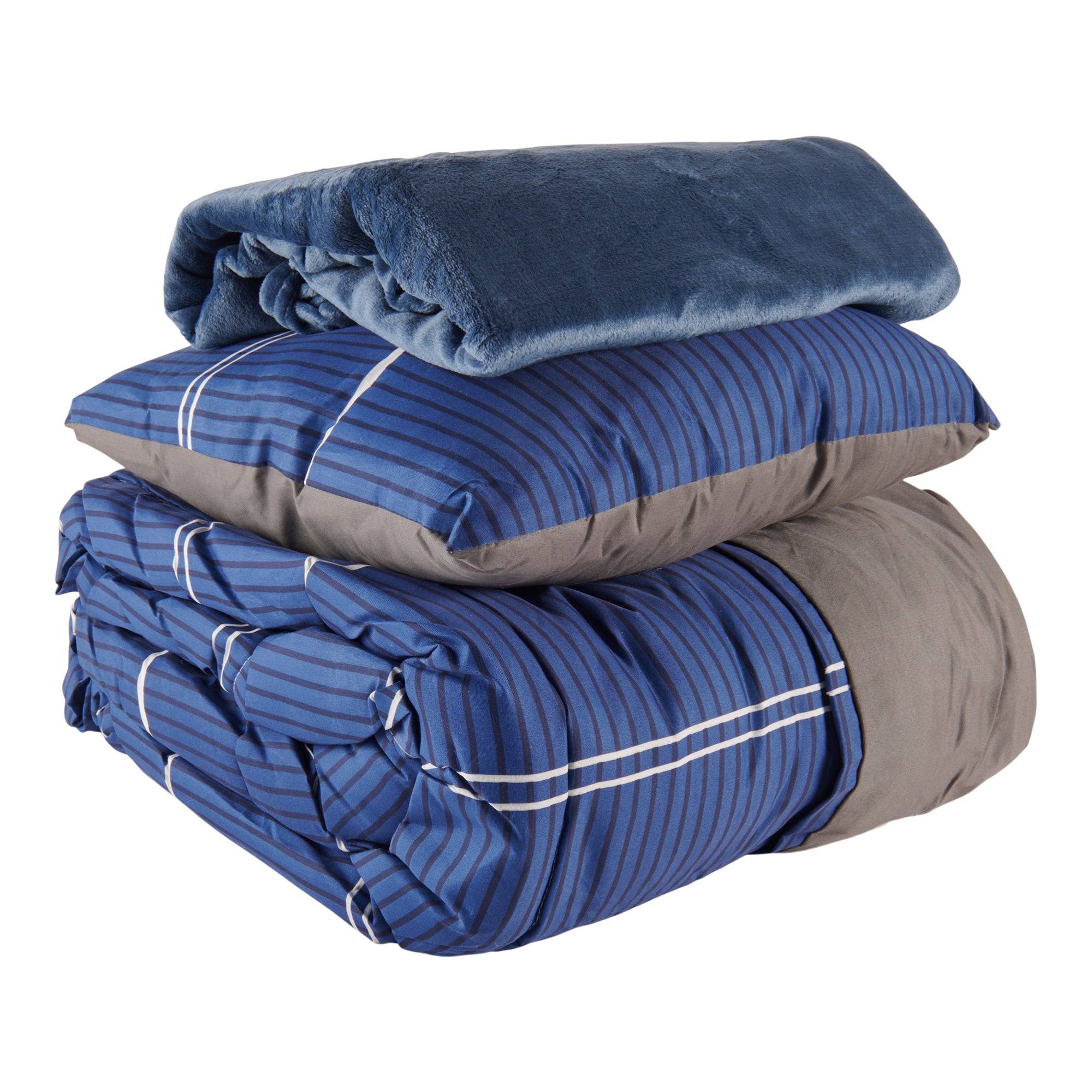 Printed Comforter Set, Queen, 5 Piece Giant Tiger