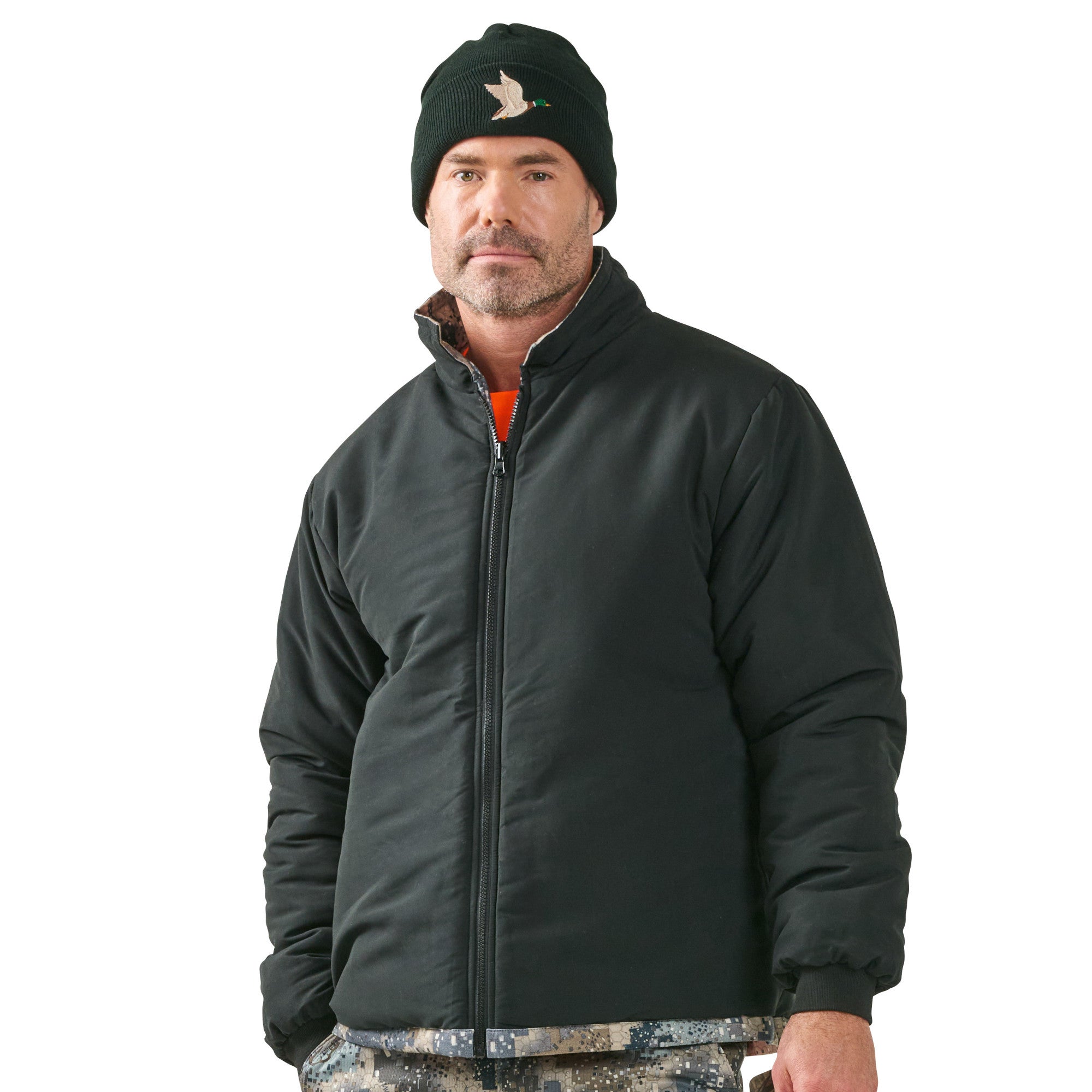 Chemise/t-shirt De Chasse Camouflage 3D Outfitters Ridge Homme - Taille L/G (42-44) - Coton Bio, Manches Longues