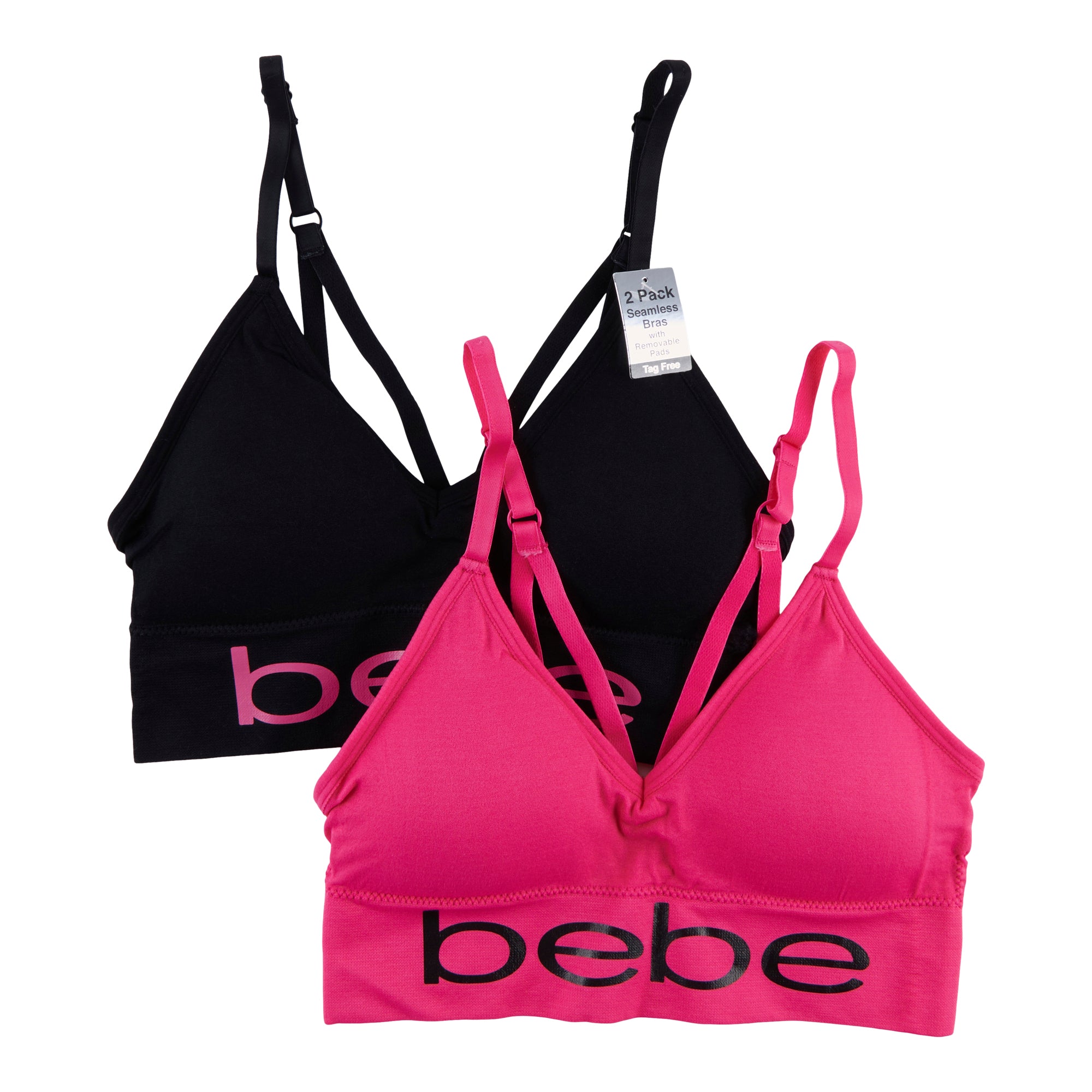Bebe Women's Seamless Bra, 2-Pack – Giant Tiger