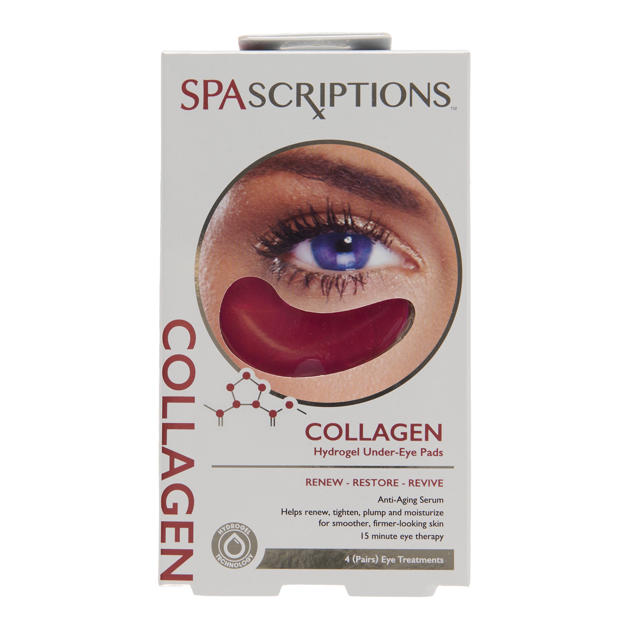 Collagen Hydrogel Under Eye Pads, 4Count Giant Tiger