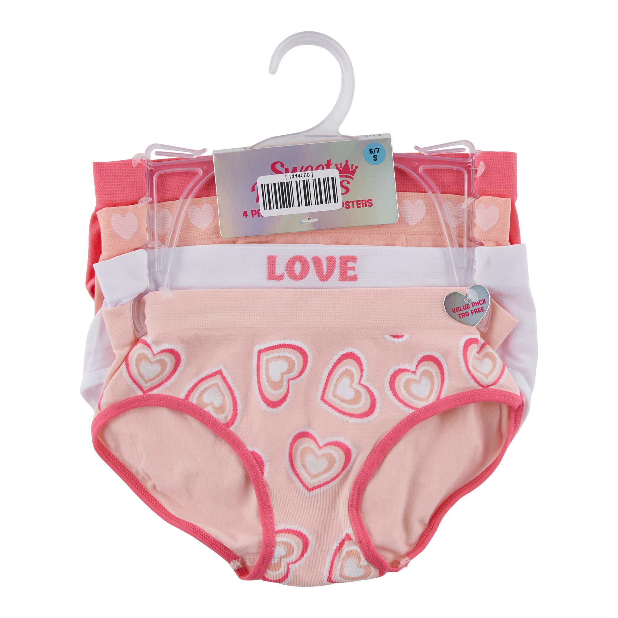 Culottes à coupe Hipster Sweet Princess pour filles, emballage de 4 - Giant Tiger Culottes à coupe Hipster Sweet Princess pour filles, emballage de 4 - Giant Tiger