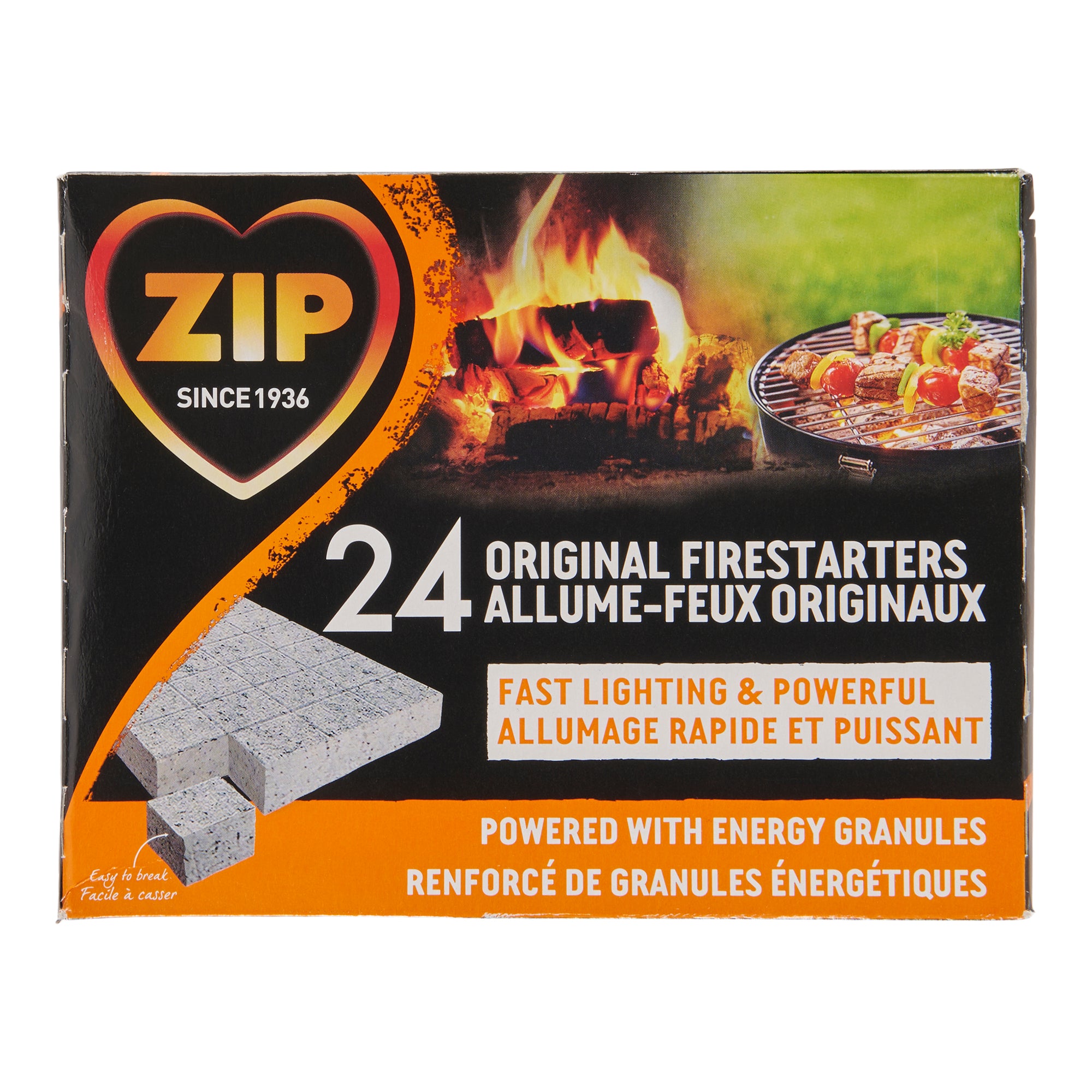 Ze&Li Fire Starter - Allume-feu Orange, Neuf