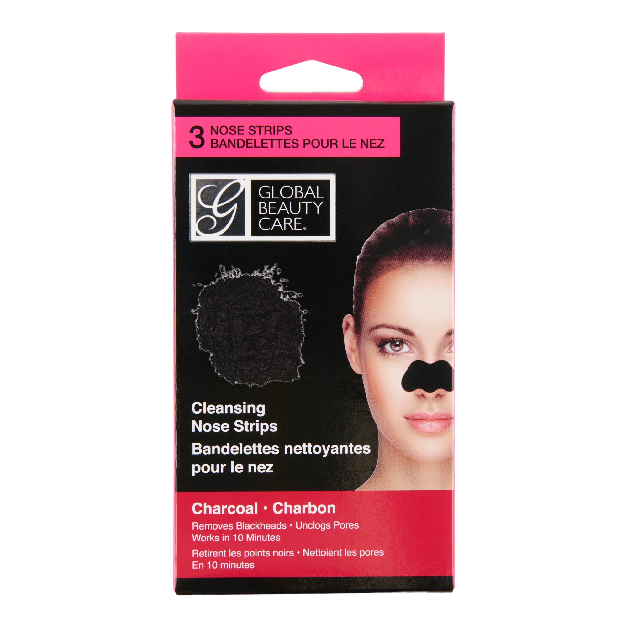 Global Beauty Care Charcoal Cleansing Nose Strips, 2Pack Giant Tiger