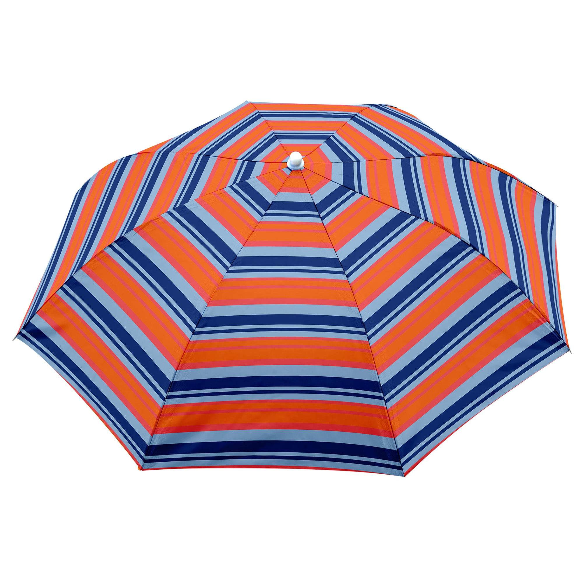 Striped Beach Umbrella, 6-ft