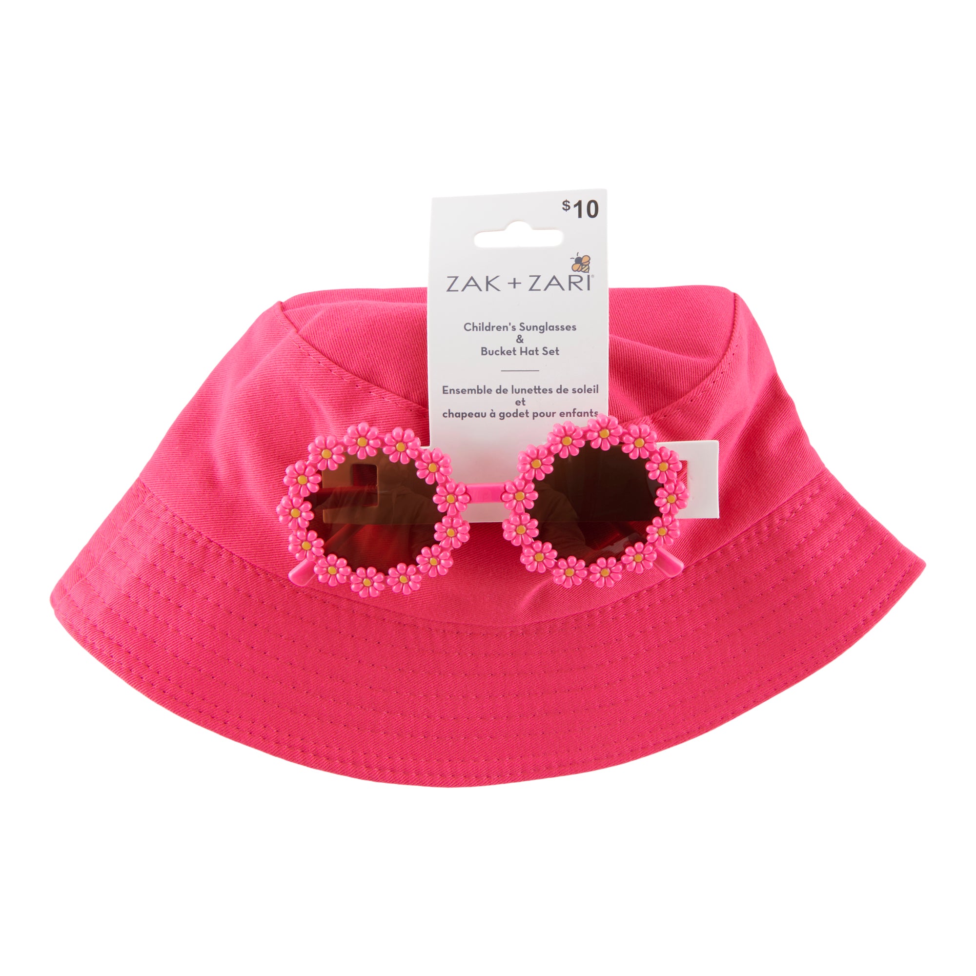 JUPSK Ensemble Chapeau Soleil Licorne + Lunettes Silicone Pour Filles 1-6 Ans - Bob Pliable Et Protection UV