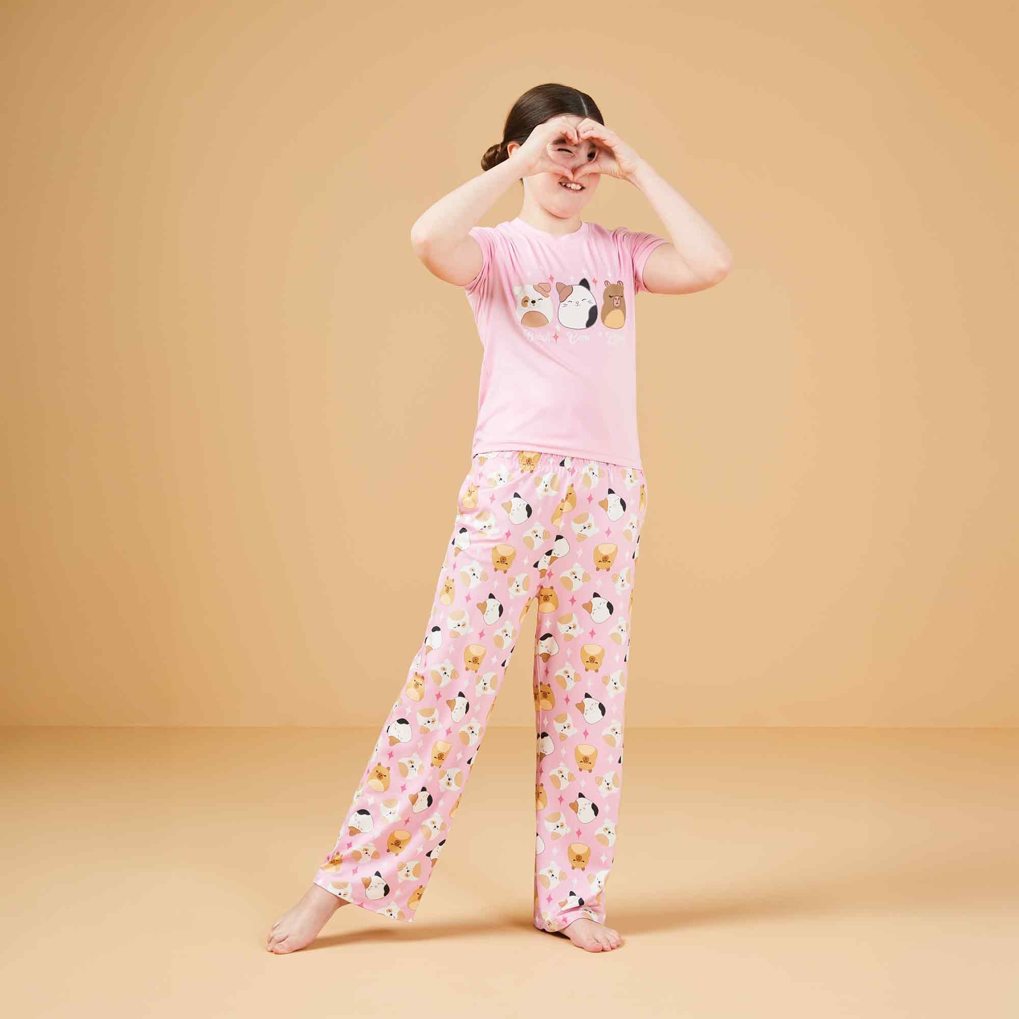 Girls' Licensed Squishmallows Pyjama Set, 2-Piece