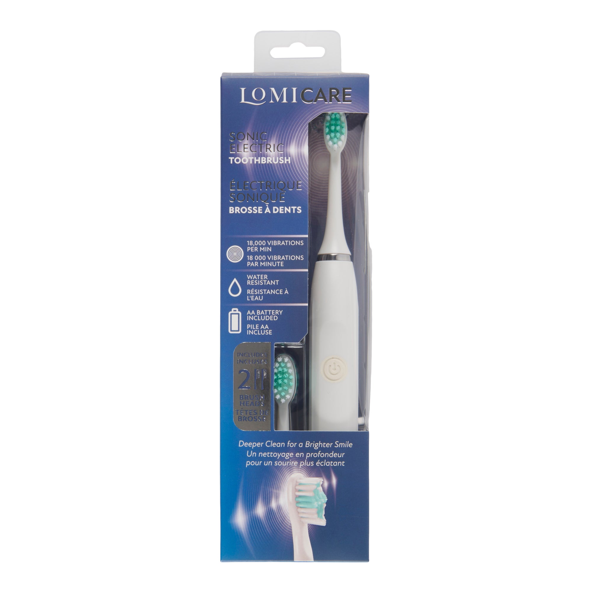Lomicare Electric Toothbrush, White – Giant Tiger