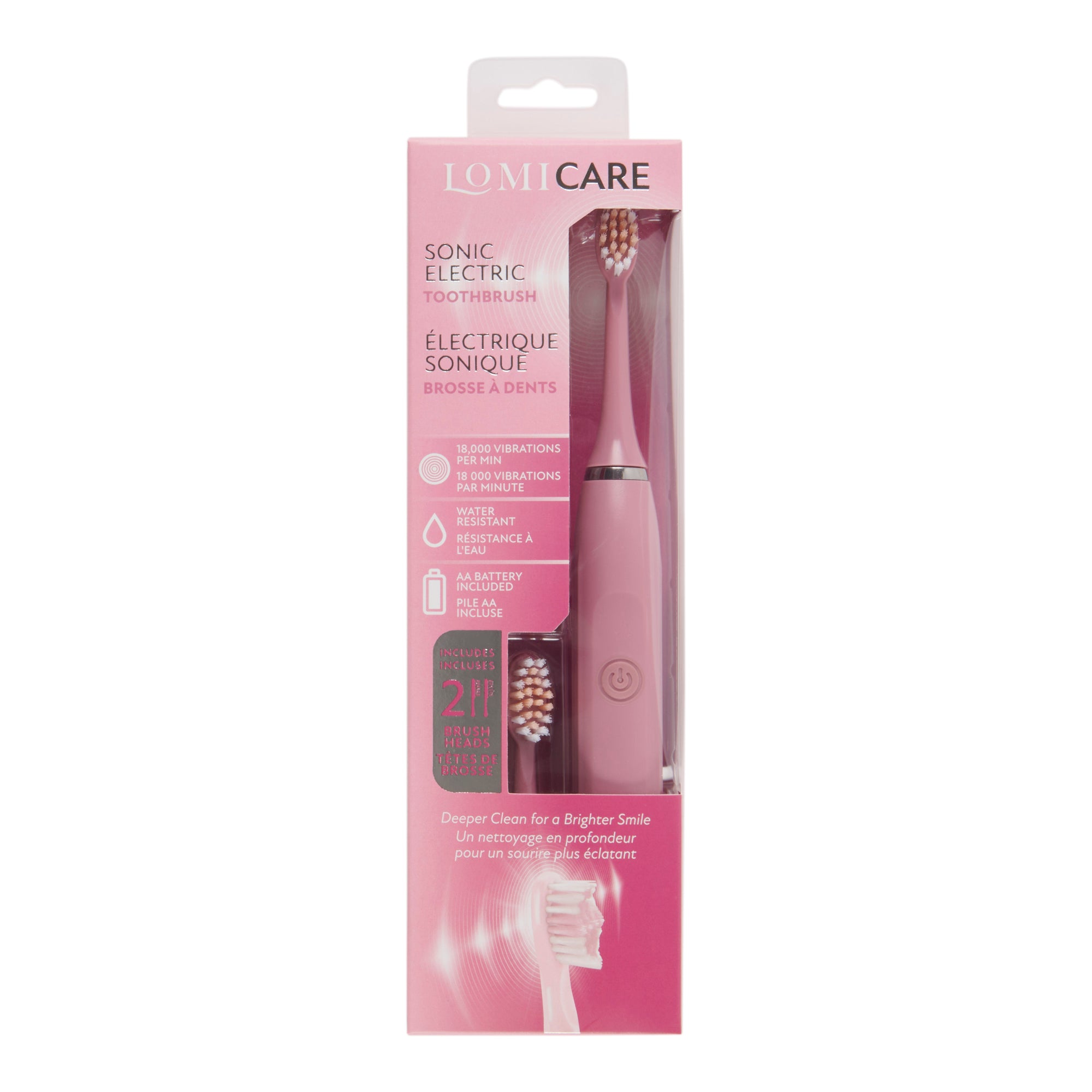 Lomicare Electric Toothbrush, Pink – Giant Tiger