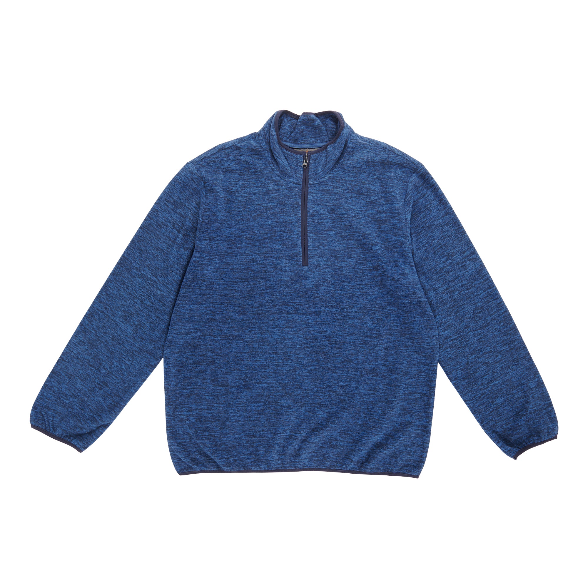 Mountain Ridge Men's Mock-Neck Half Zip Micropolar Sweatshirt