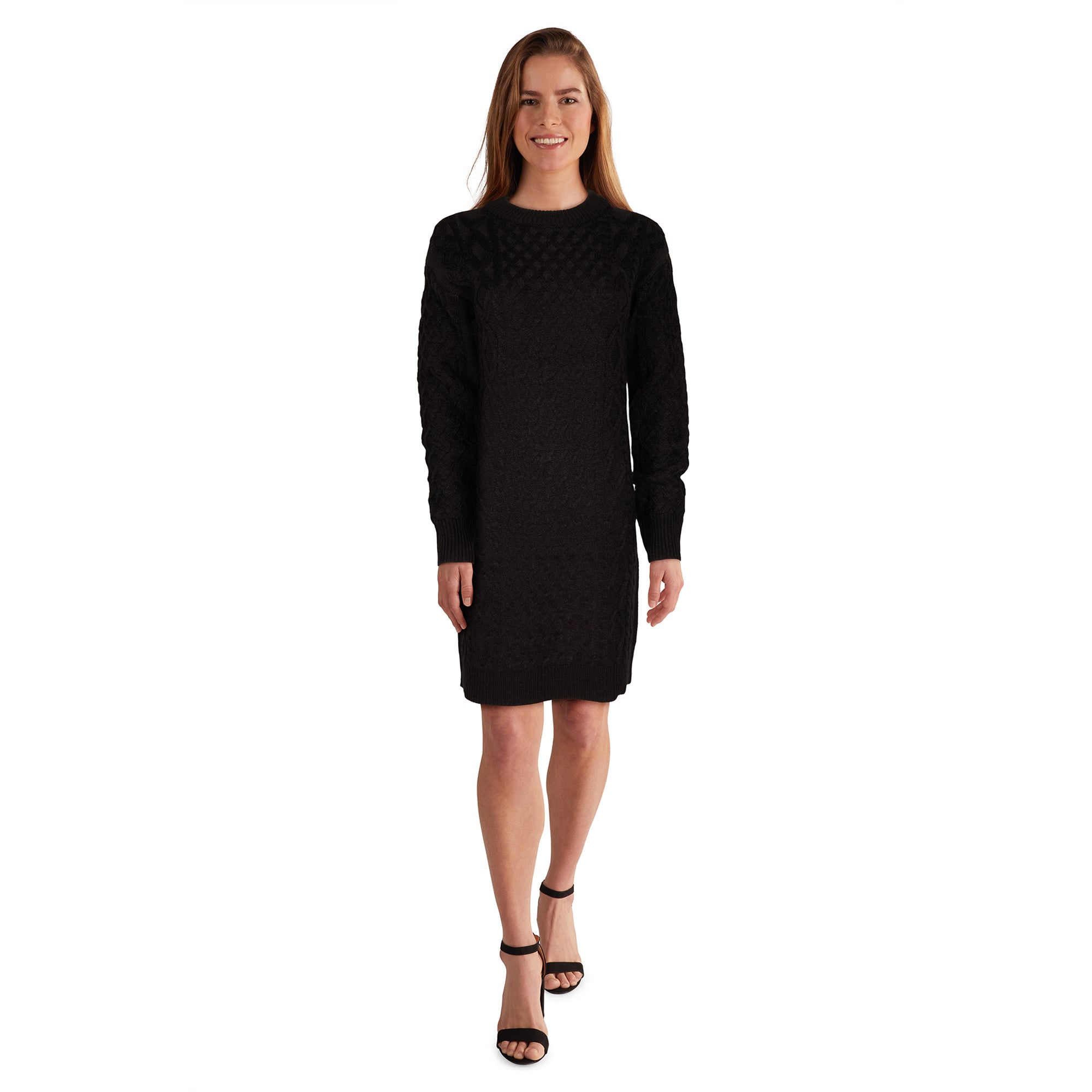 lily morgan Women's Cable Knit Sweater Dress – Giant Tiger