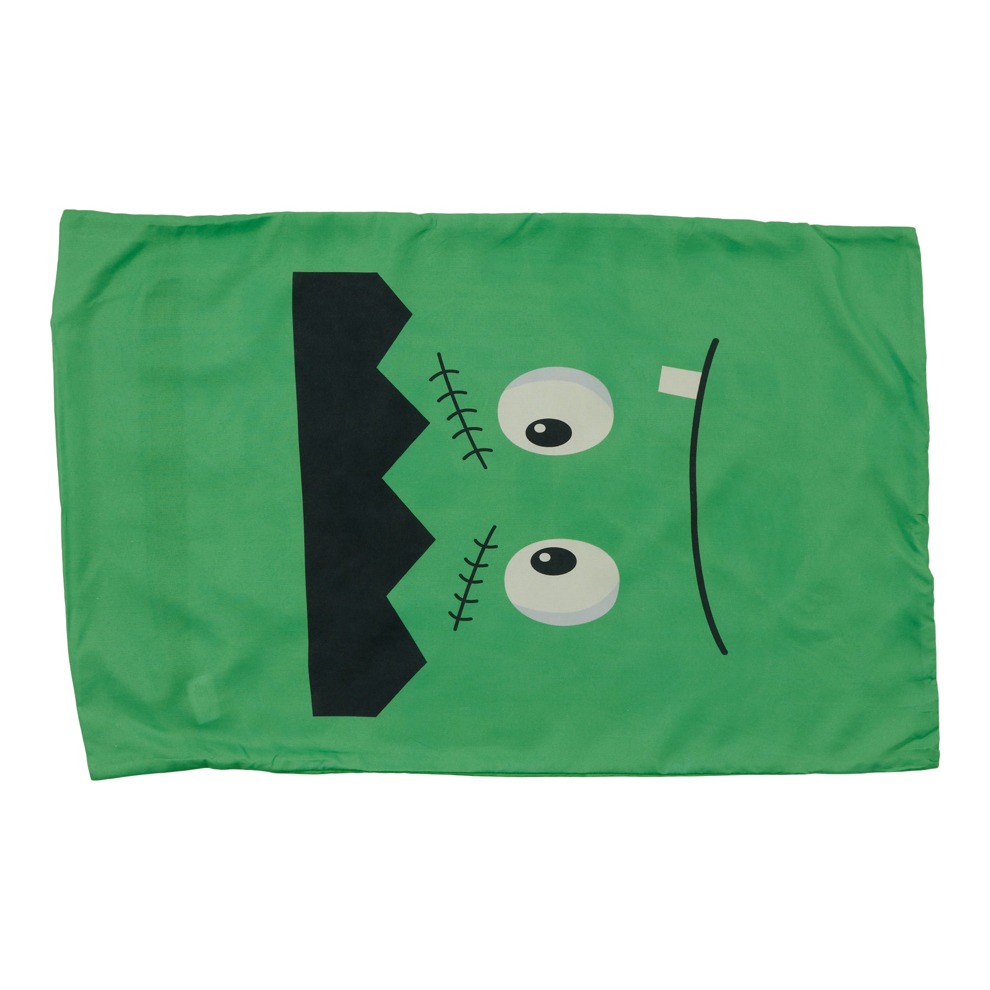 Housse De Coussin Halloween BOO Araignée Noire - 100% Coton - Neuf