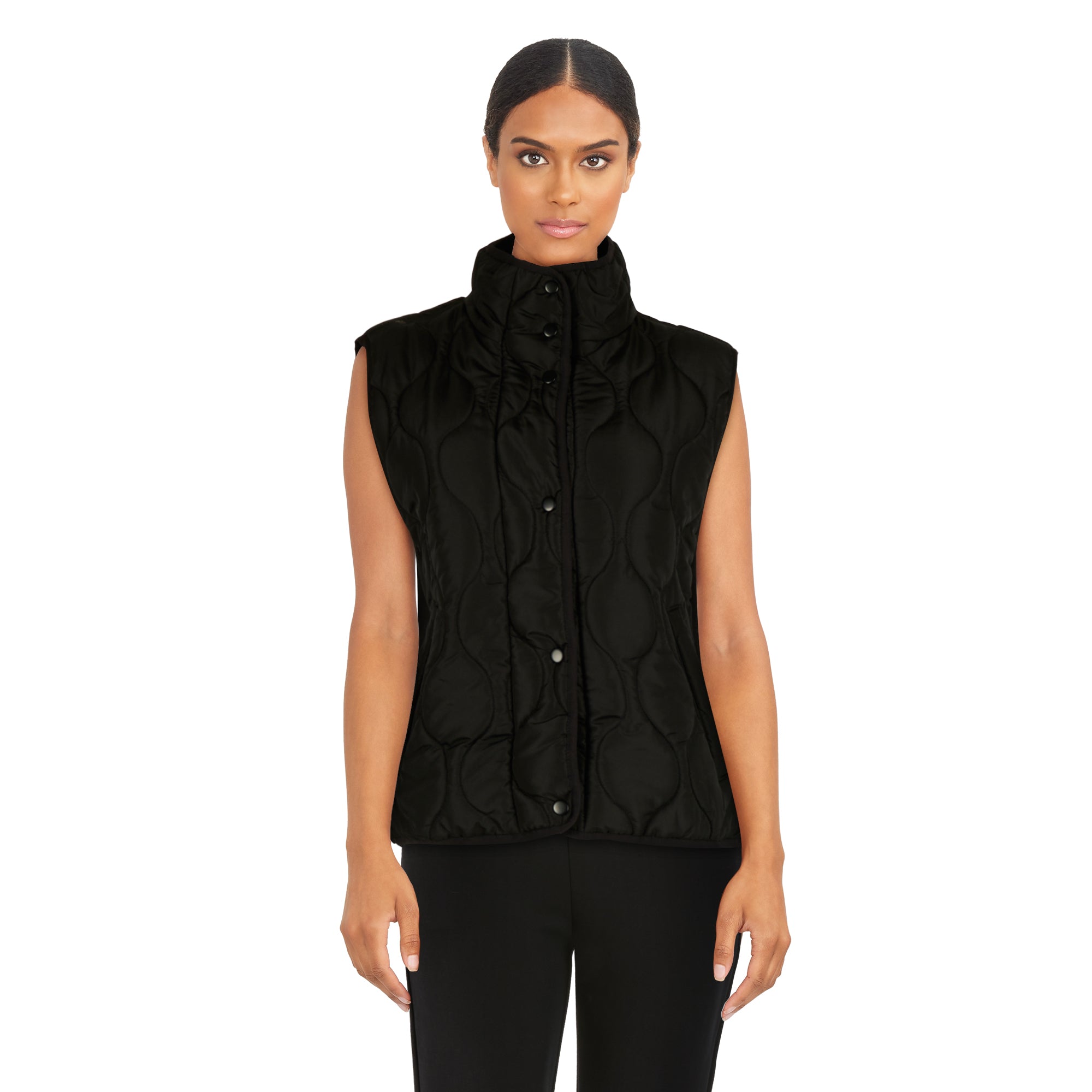 Classic Editions Women's Side Knit Quilted Vest – Giant Tiger