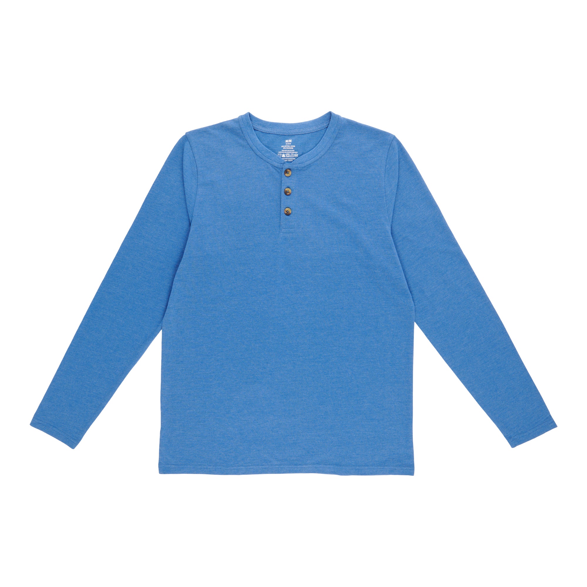 トップス Waffle henley neck long sleeve t-shirt ZITY Long Sleeve Henley Shirts for Men Casual Waffle Thermal