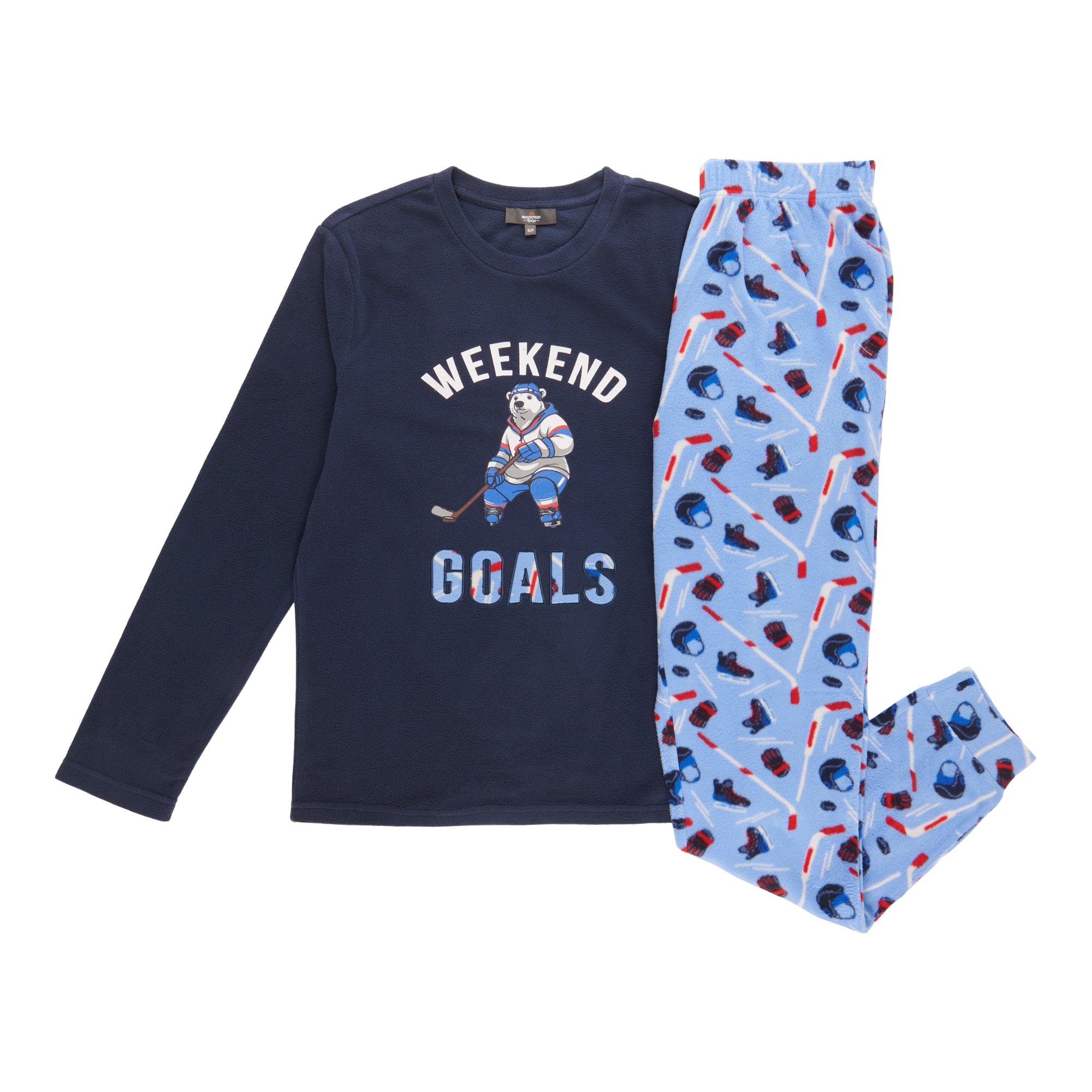 Pyjama D'hiver Enfant Deux Pièces - Manches Longues, Motif - En Polyester Doux, Pour Garçons Et Filles