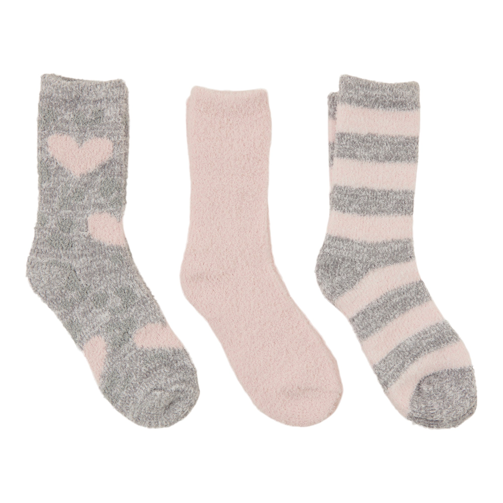 Women's Branded Softie Crew Socks, 3-Pack - Giant Tiger