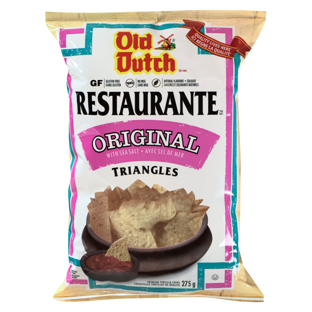 Old Dutch Restaurante Original with Sea Salt Premium Tortilla Chips, 2
