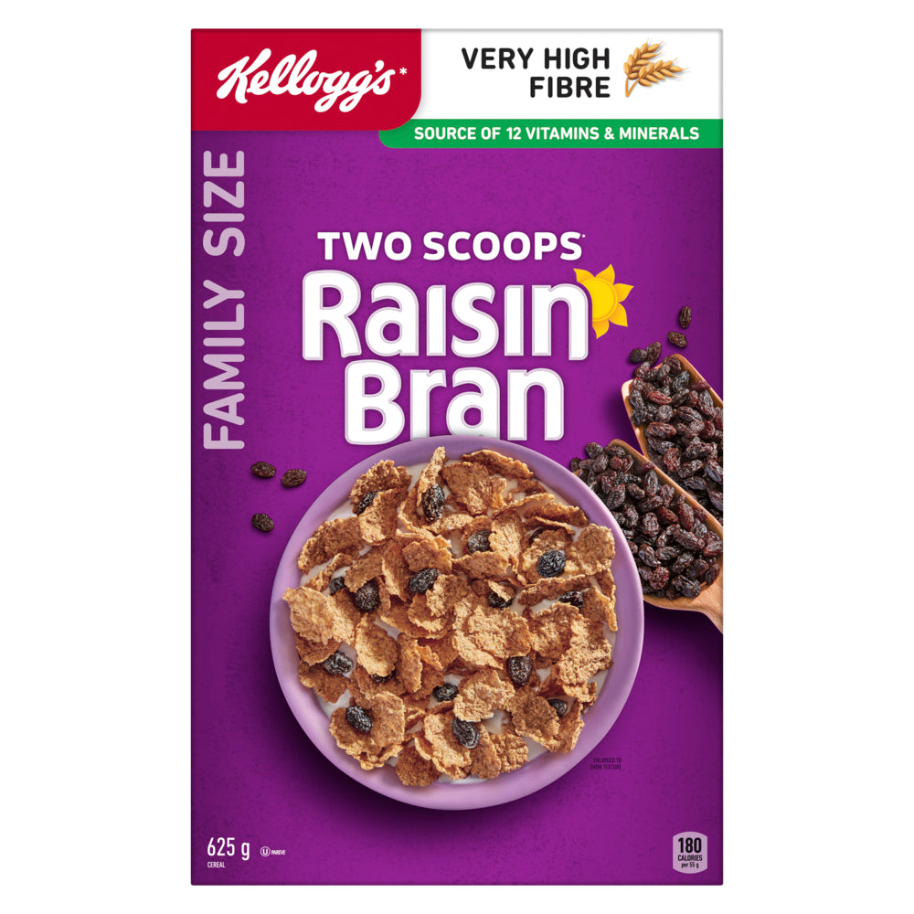 Kellogg's Raisin Bran Cereal, 625g Giant Tiger