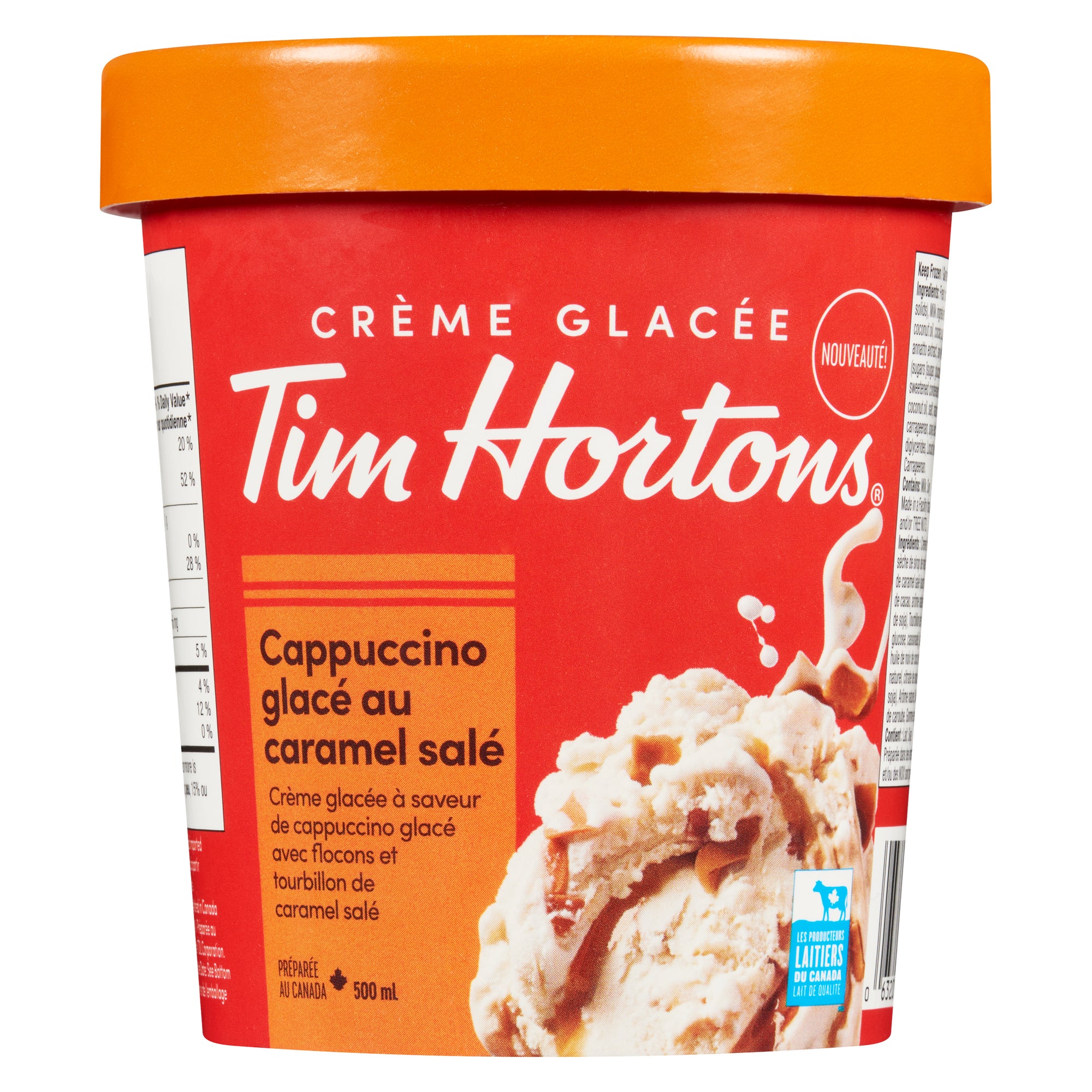 Tim Hortons Salted Caramel Iced Capp Ice Cream, 500ml Giant Tiger
