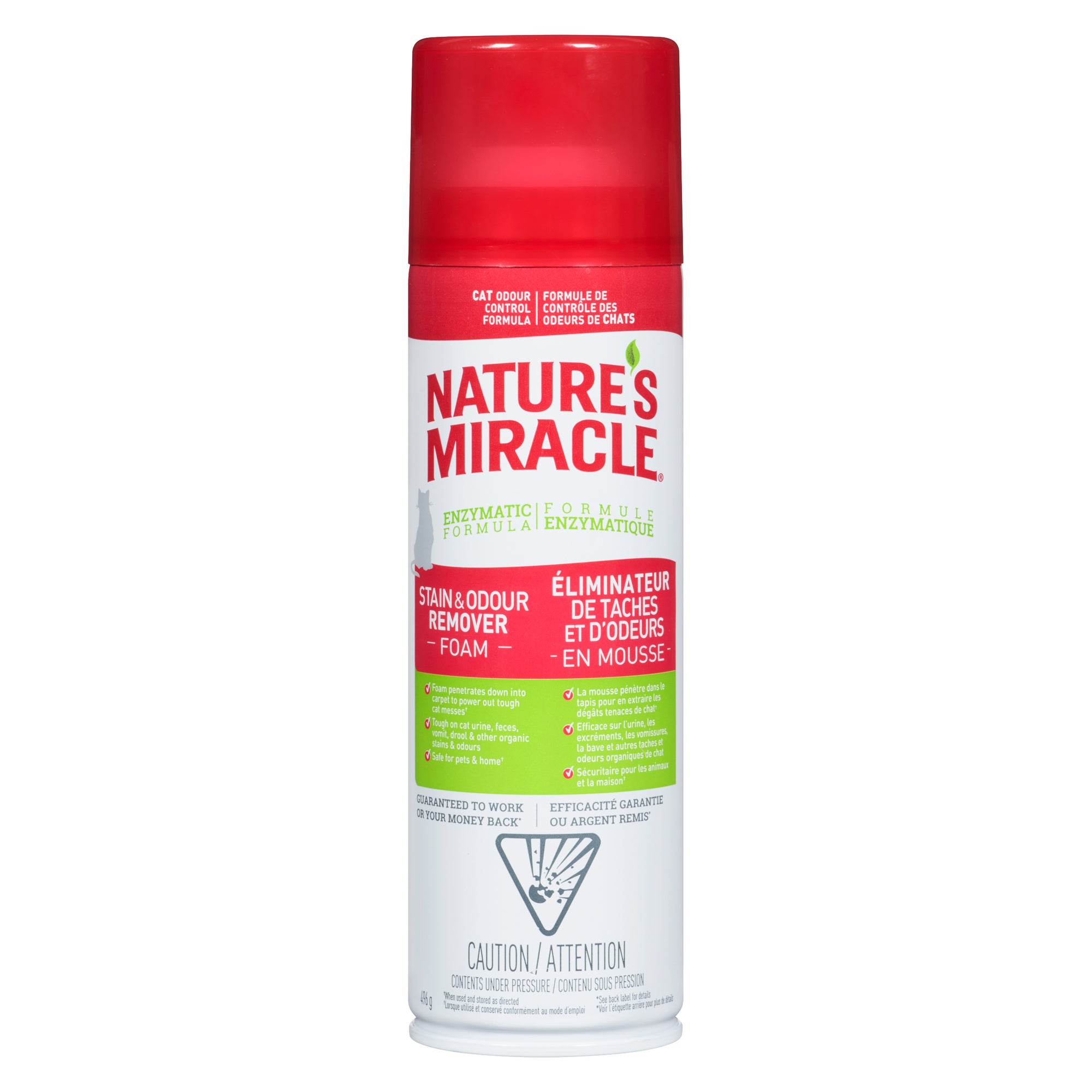 Nature's Miracle Stain & Odour Remover Foam Cat Odour Control Formula
