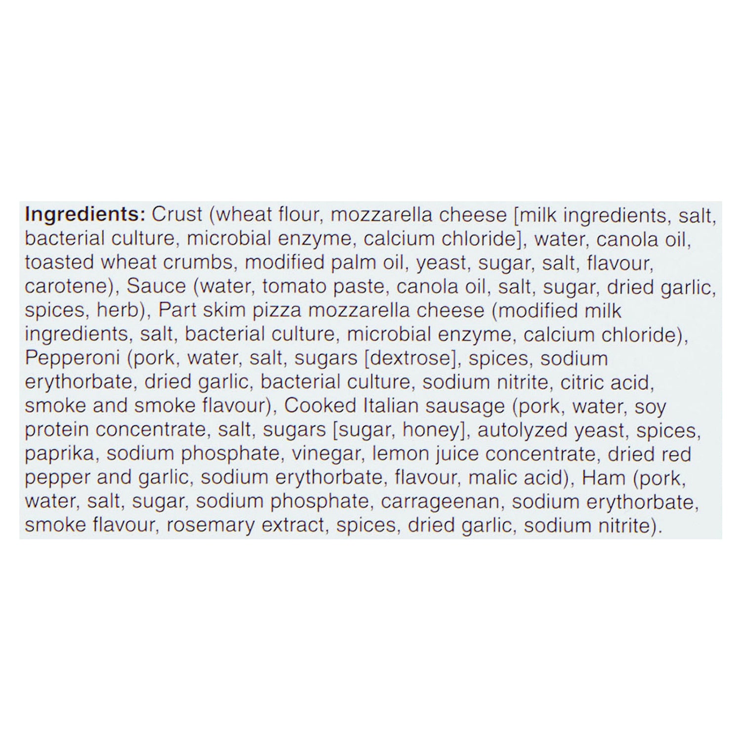 DELISSIO Stuffed Crust 3 Meat Pizza 702g Giant Tiger