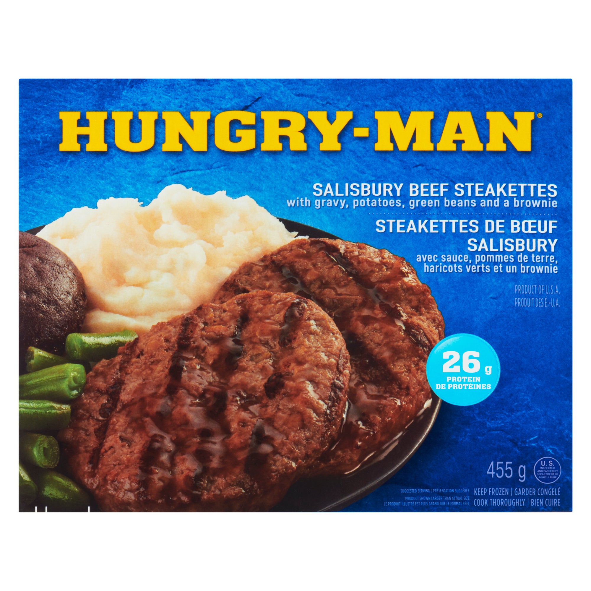 HungryMan Salisbury Steak Dinner 455g Giant Tiger