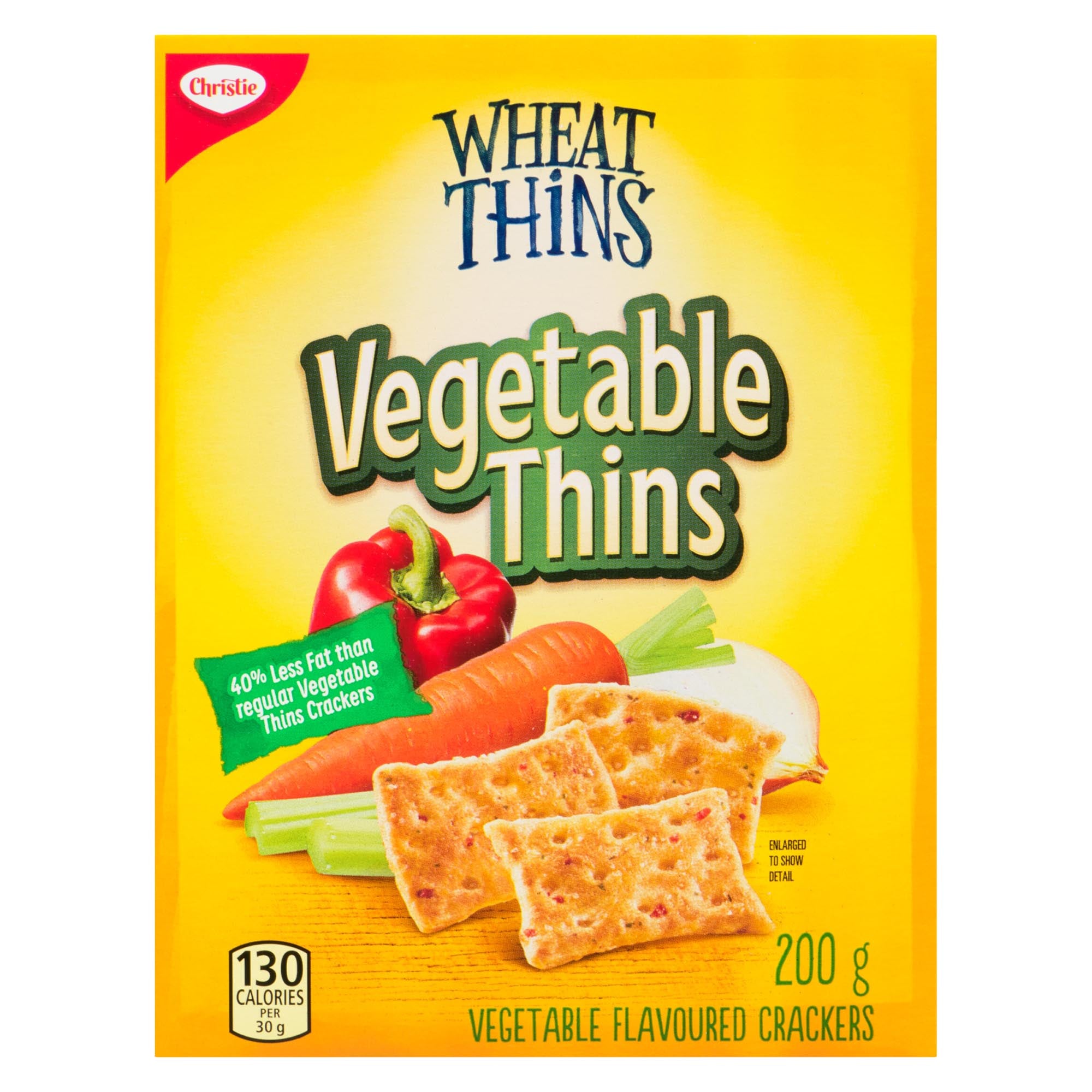 Christie Wheat Thins Vegetable Thins Vegetable Flavoured Crackers, 200