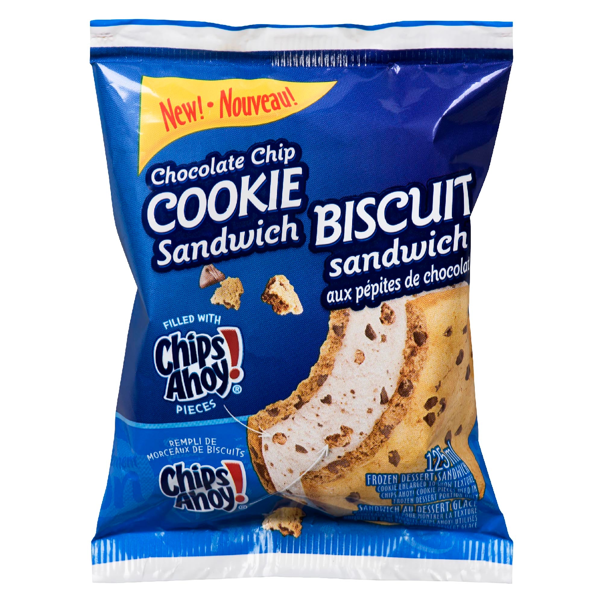 Christie Chips Ahoy Chocolate Cookie Ice Cream Sandwich 125 mL Giant christie-chips-ahoy-chocolate-cookie-ice-cream-sandwich-125-ml-giant