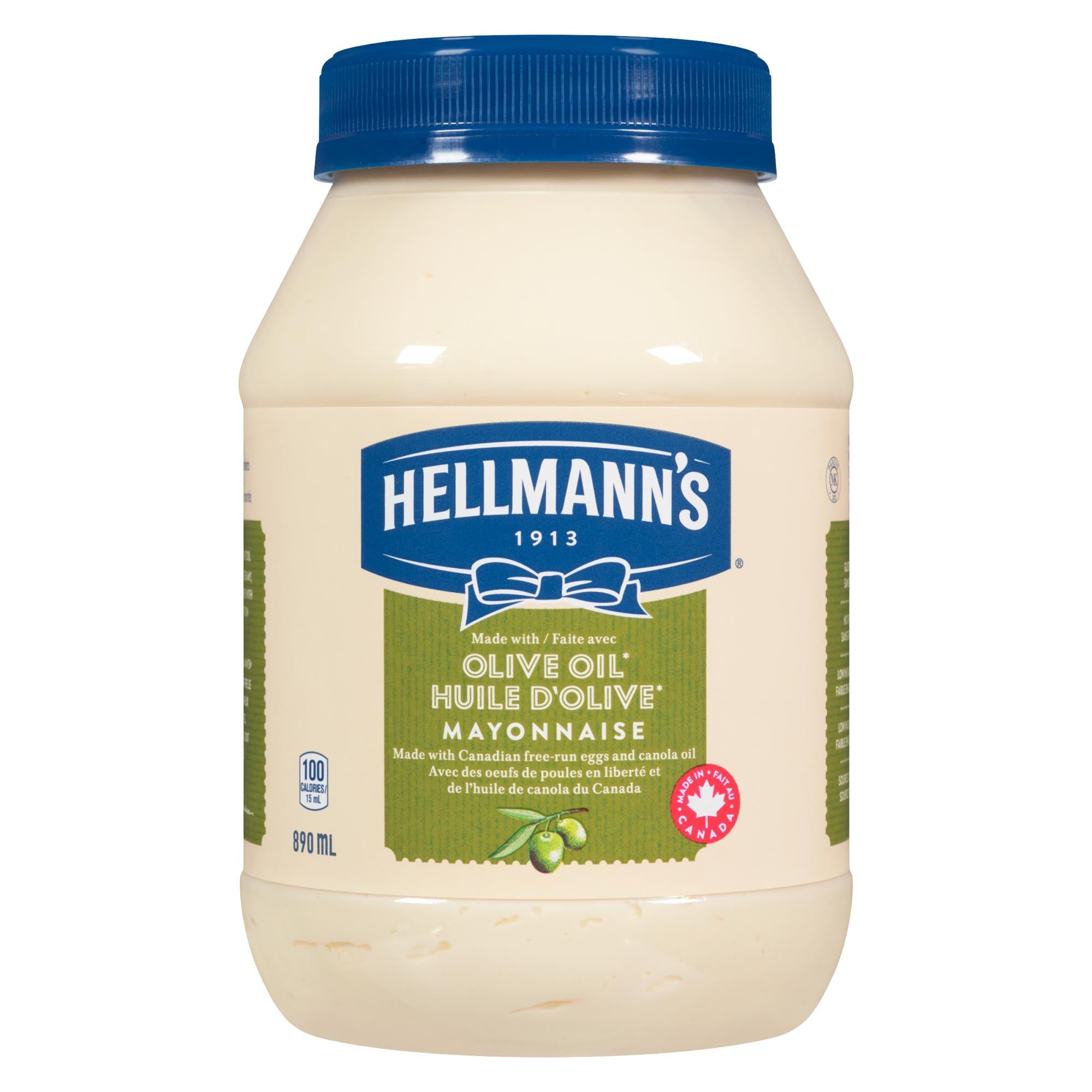 Hellmann's Olive Oil Mayonnaise, 890ml Giant Tiger