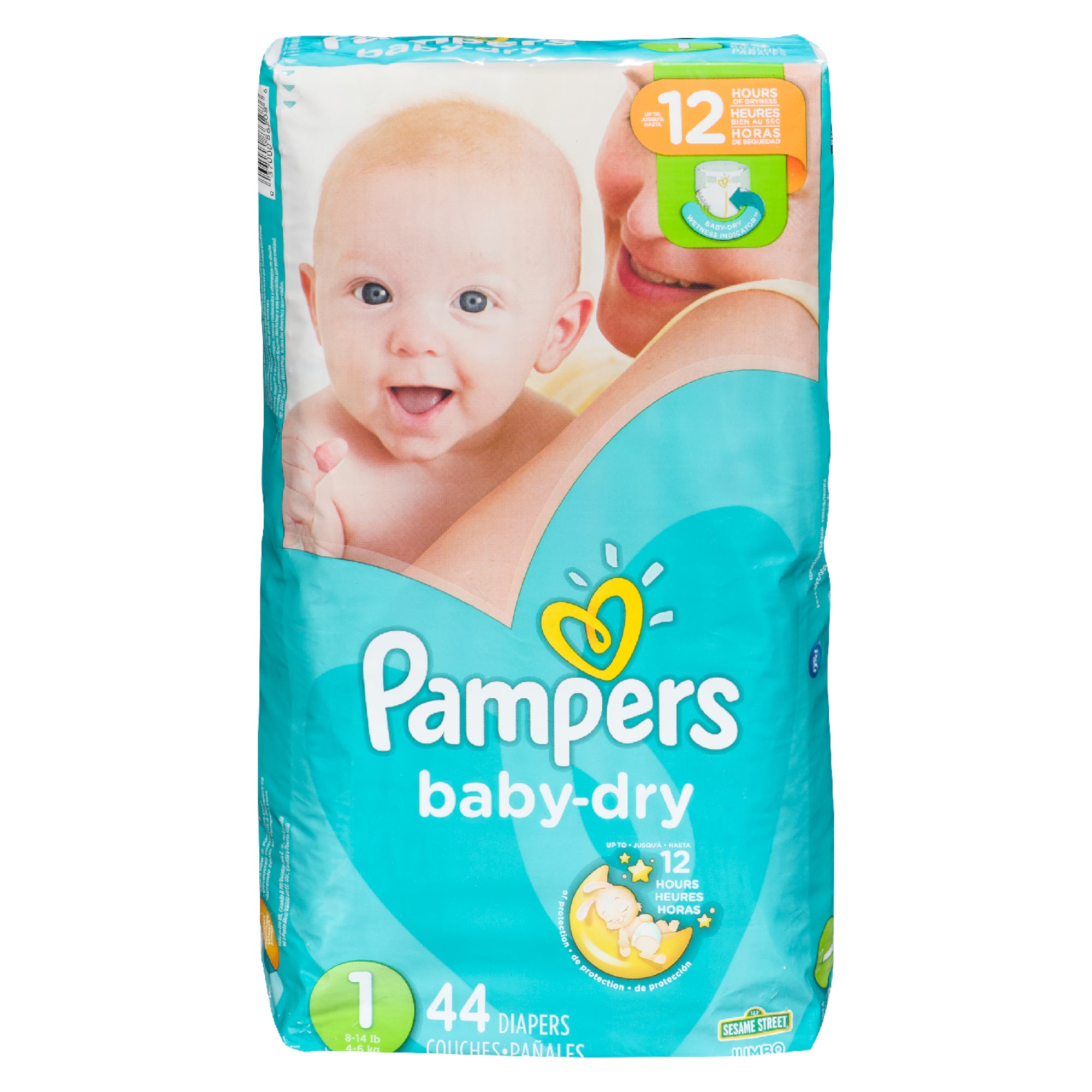 Pampers BabyDry Jumbo Diapers, 1, 44Pack Giant Tiger