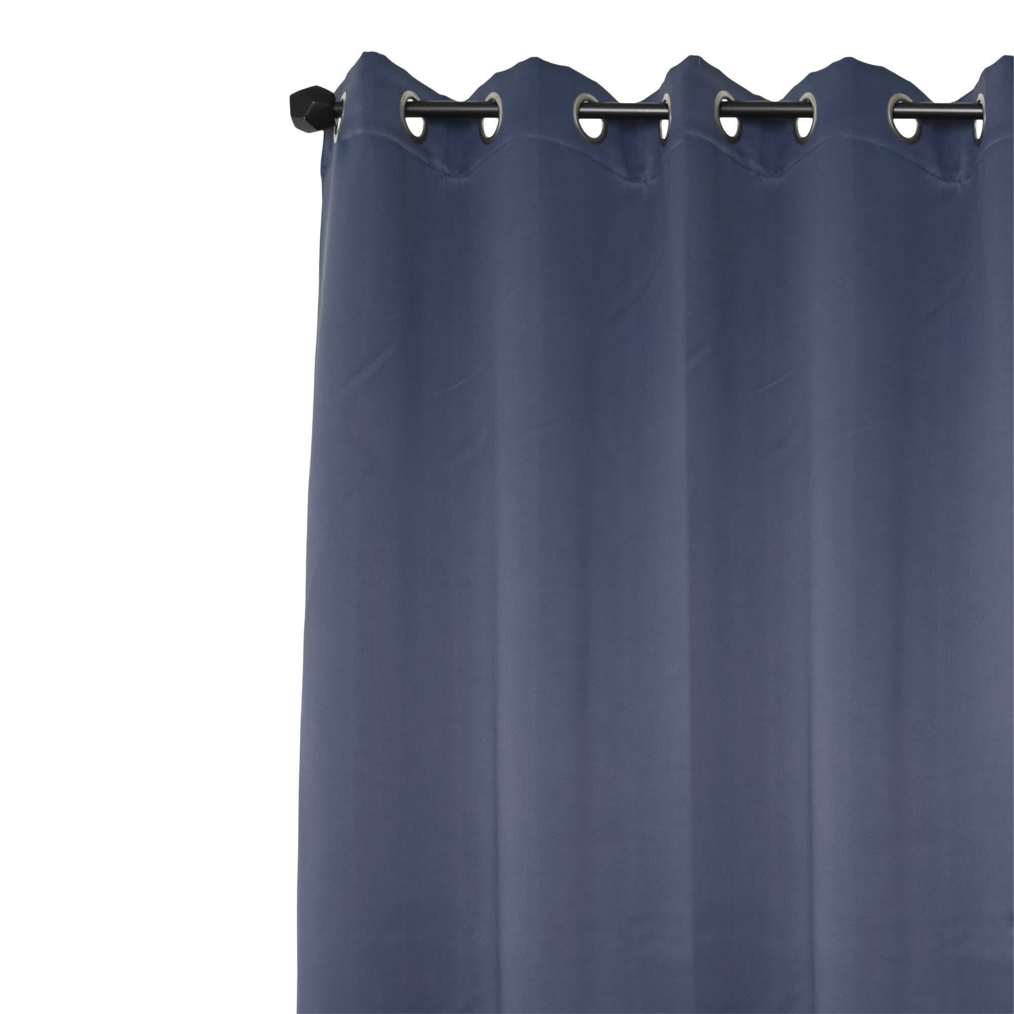 HomeStyles Black Out Curtain with Grommets, 63in., Grey Giant Tiger